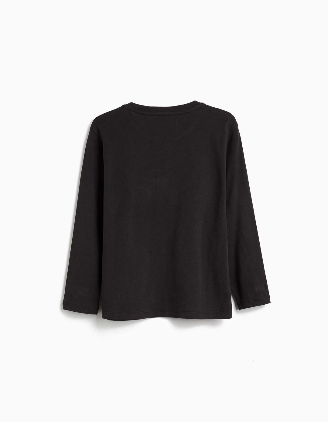 T-shirt de Manga Comprida 'Halloween', Menino, Preto