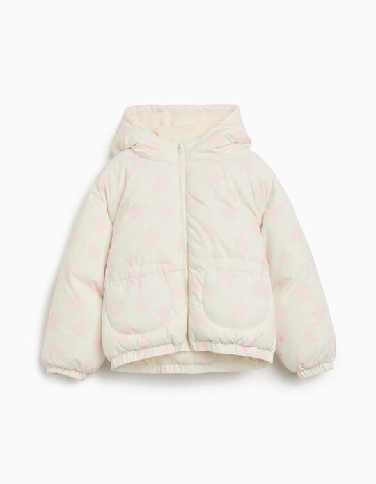 Comprar Online Casaco Acolchoado Capuz, Menina, Branco