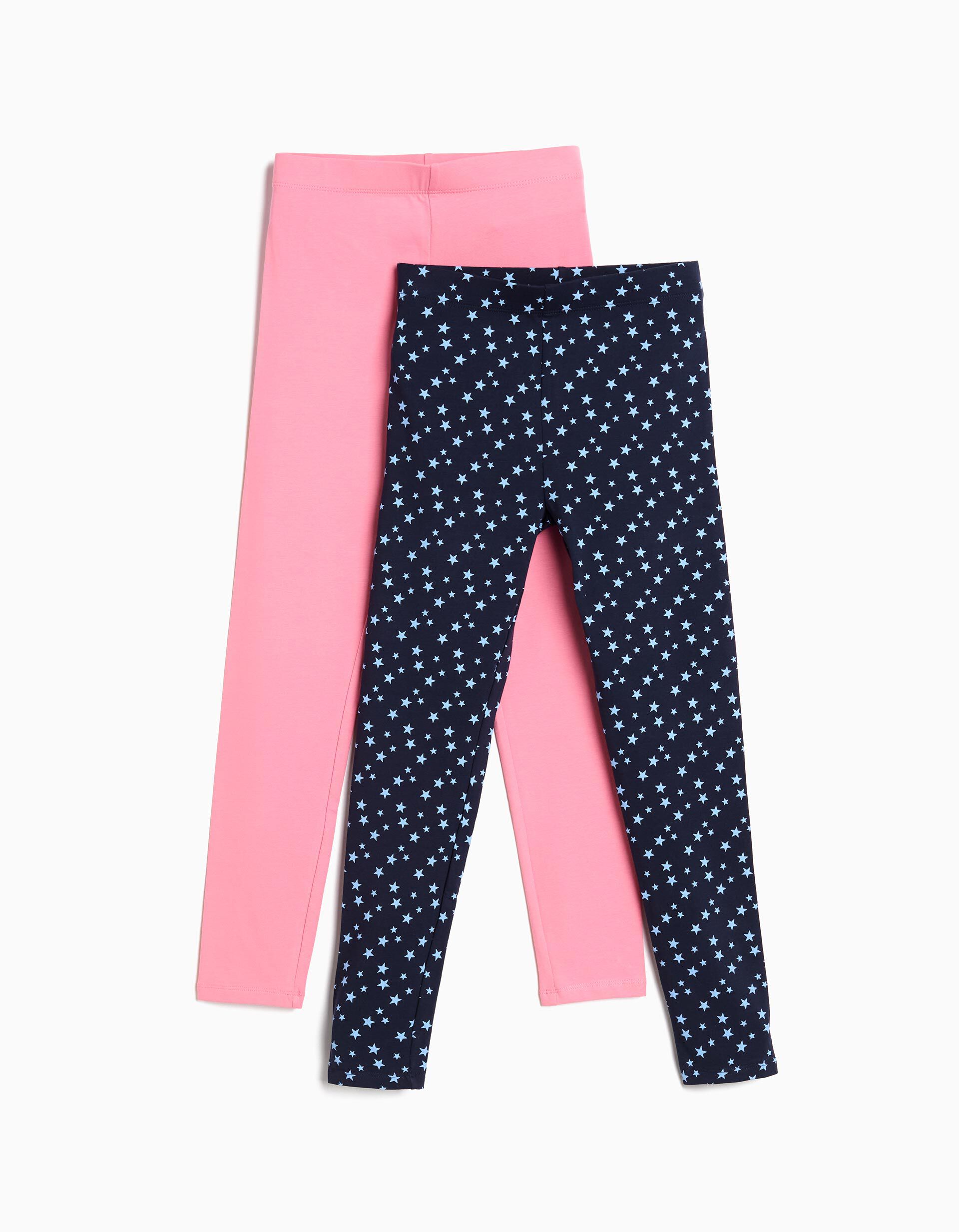 Comprar Online Pack 2 Leggings, Menina, Azul Escuro