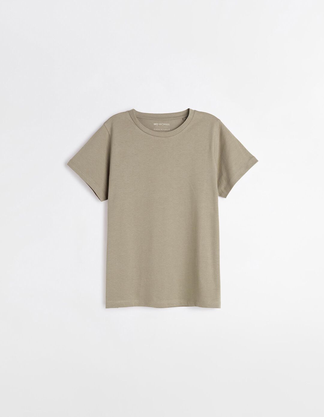T-shirt Básica, Mulher, Verde 