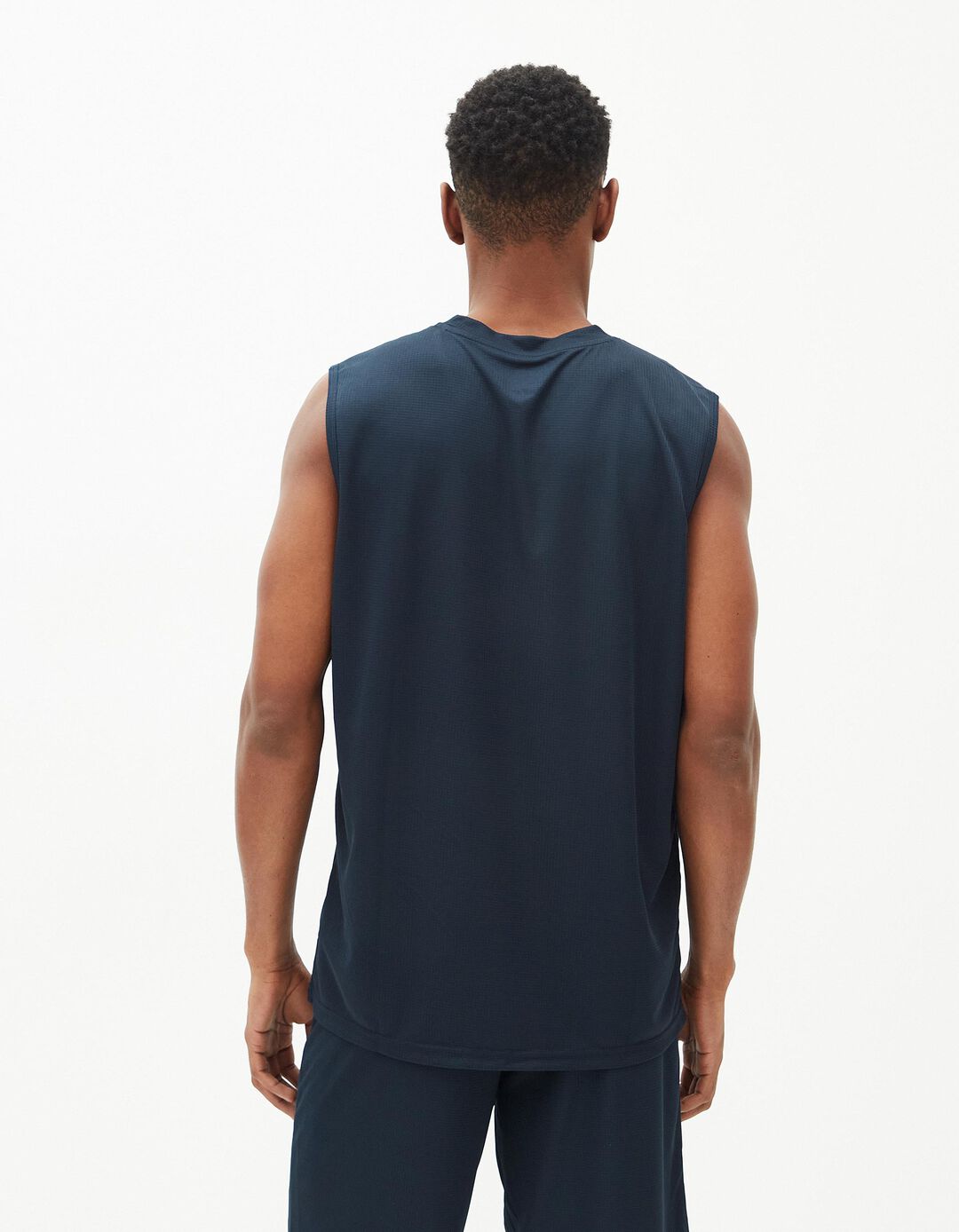 Tank Top Técnico, Homem, Azul Escuro