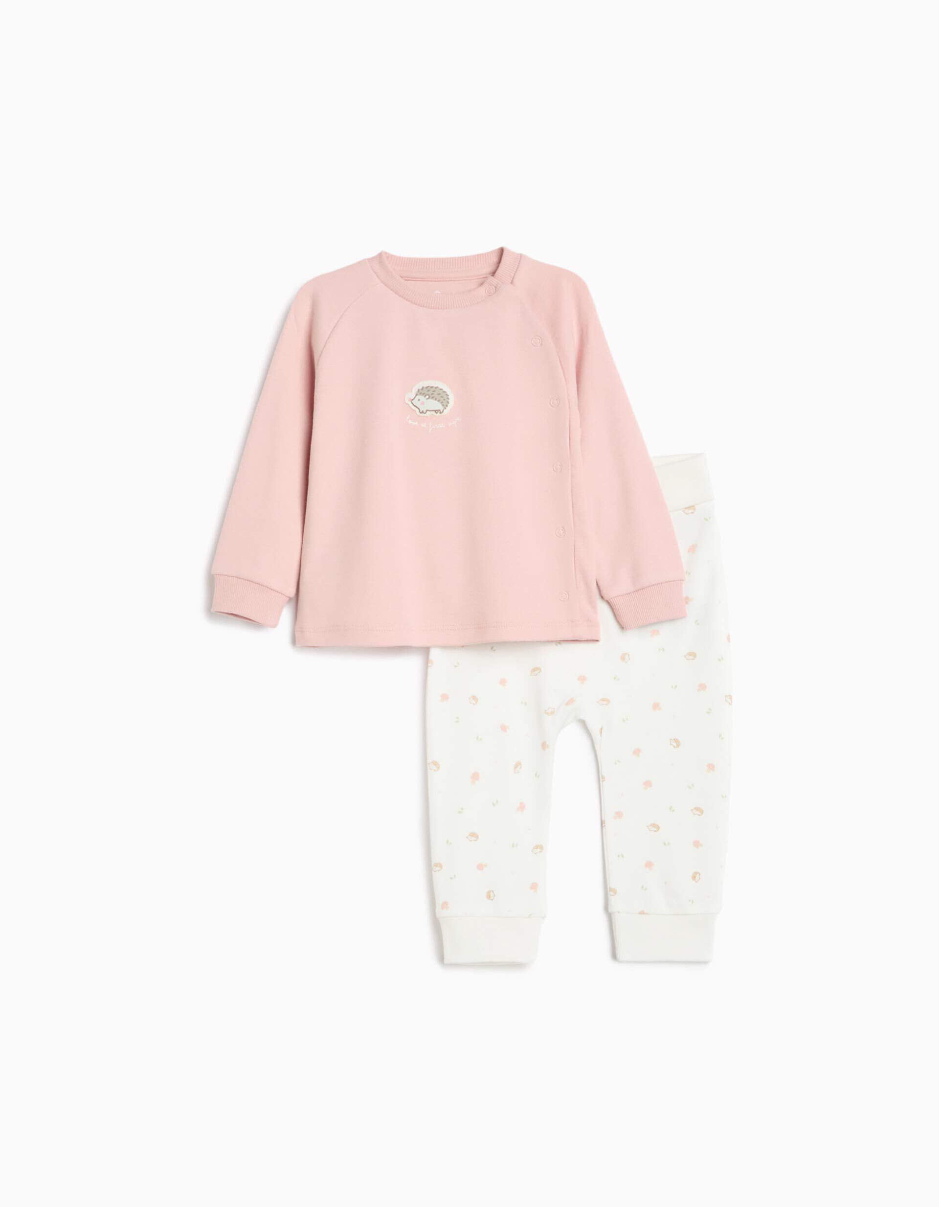 Comprar Online Pijama Interlock, Menina, Rosa Claro