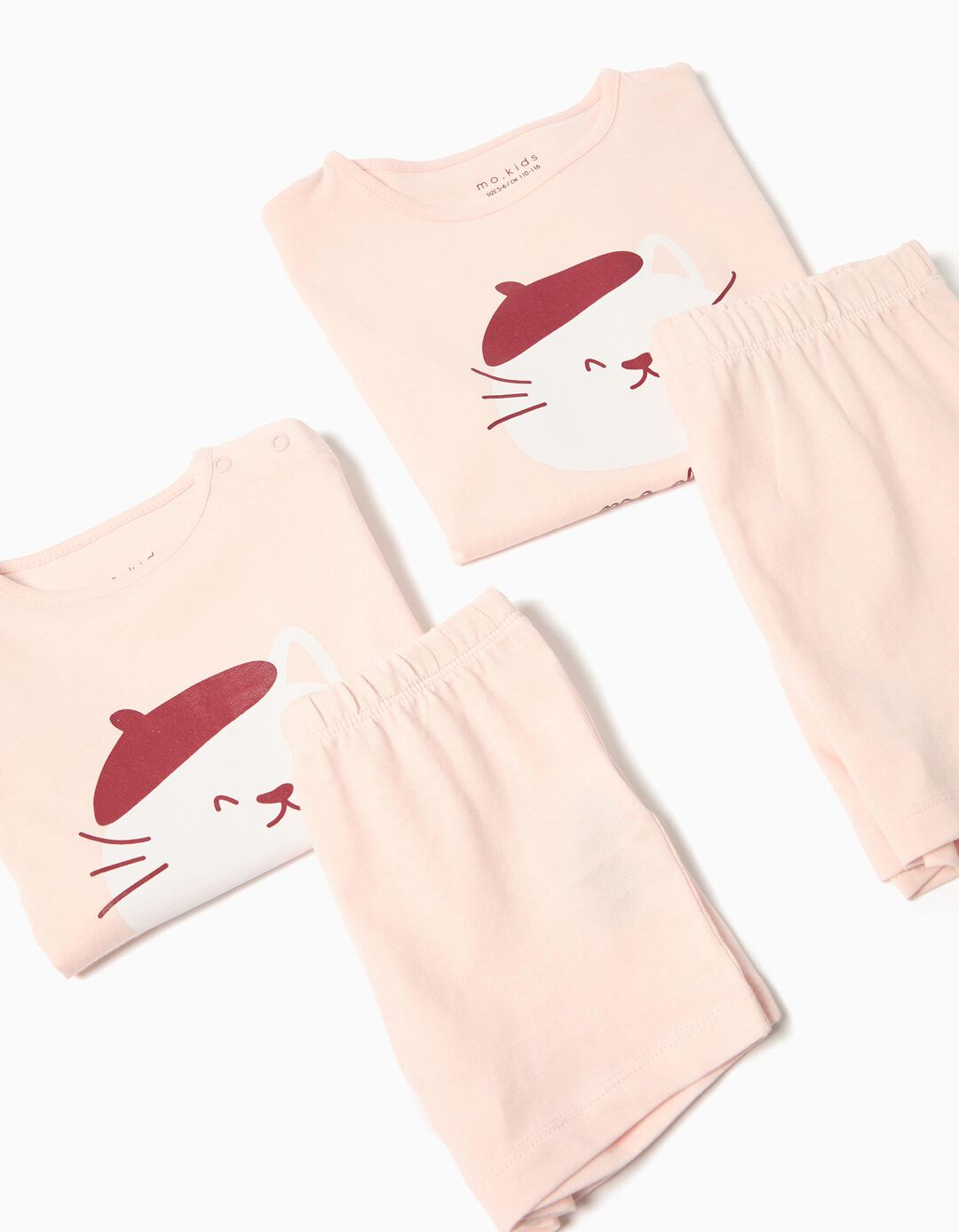 Pijama Jersey, Menina, Cinzento Claro