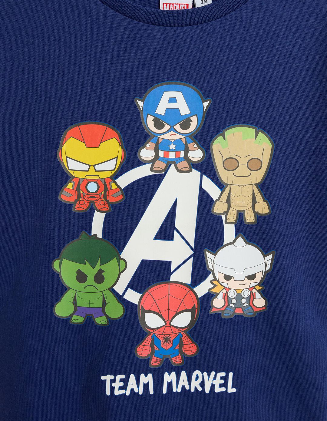 T-shirt 'Marvel', Menino, Azul Escuro