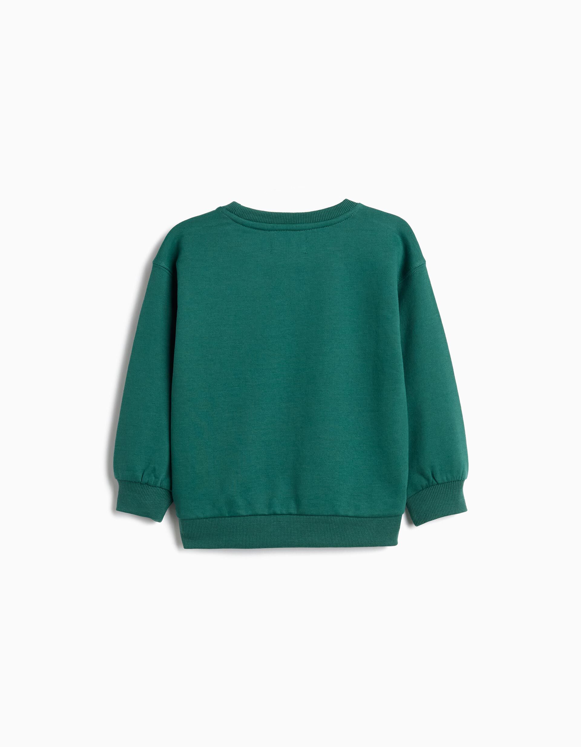 Comprar Online Sweatshirt De Felpa, Menino, Verde Escuro