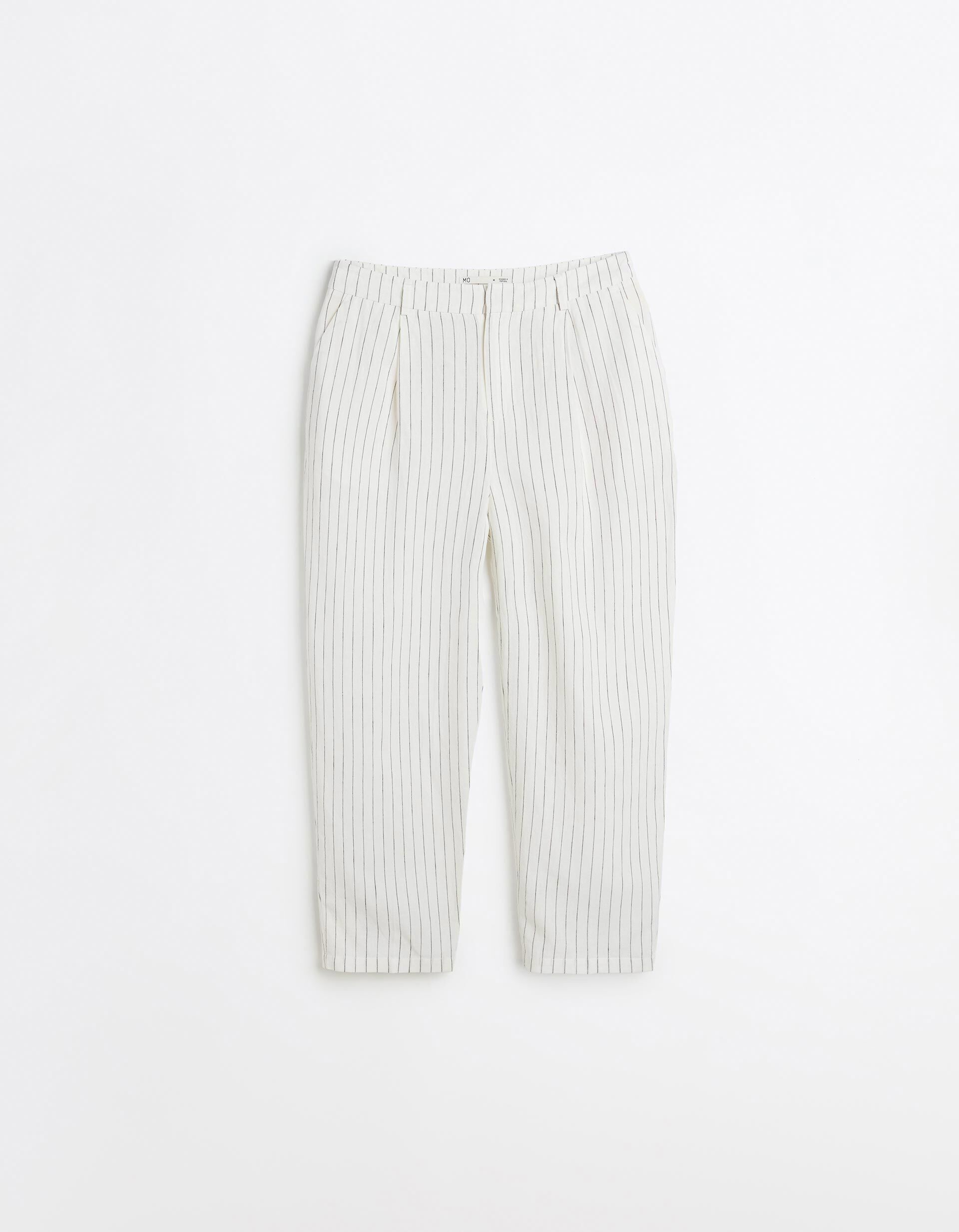 Comprar Online Cal&ccedil;as com Linho, Mulher, Bege Claro