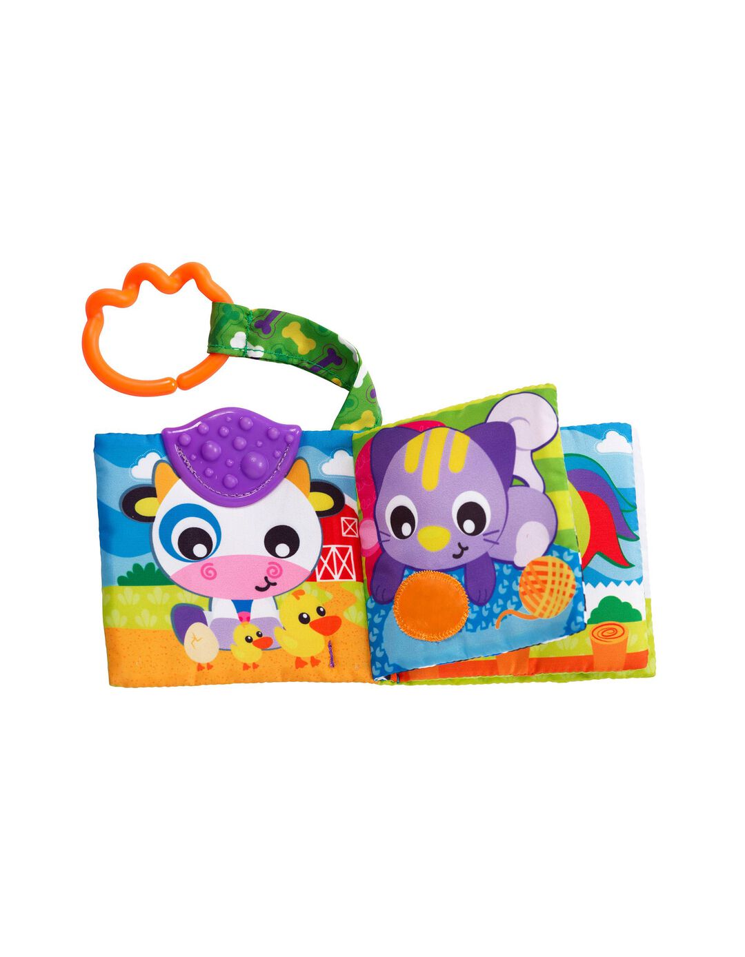 Livro Mordedor Os Animais Playgro 3M+
