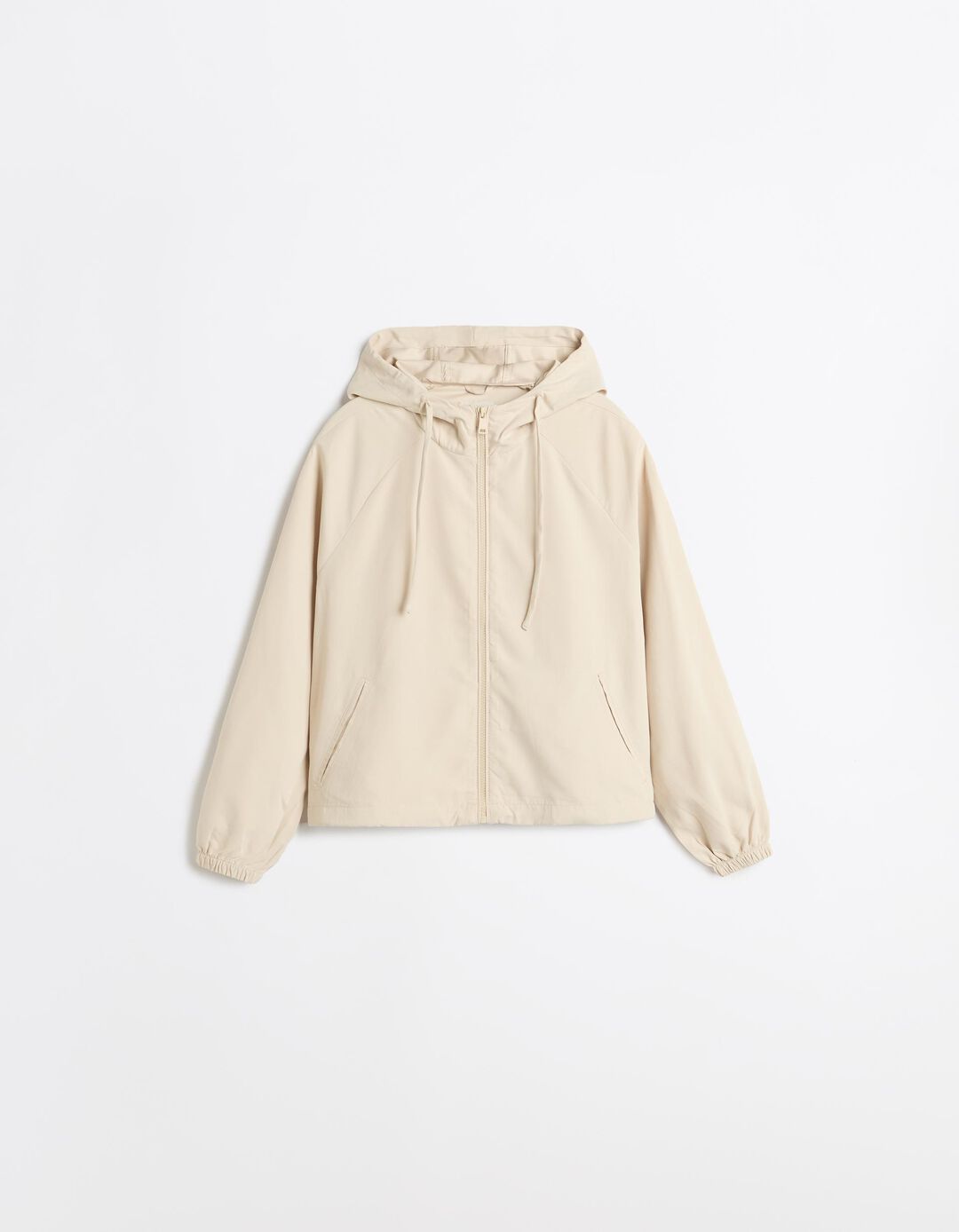 Parka Com Capuz, Mulher, Bege Claro