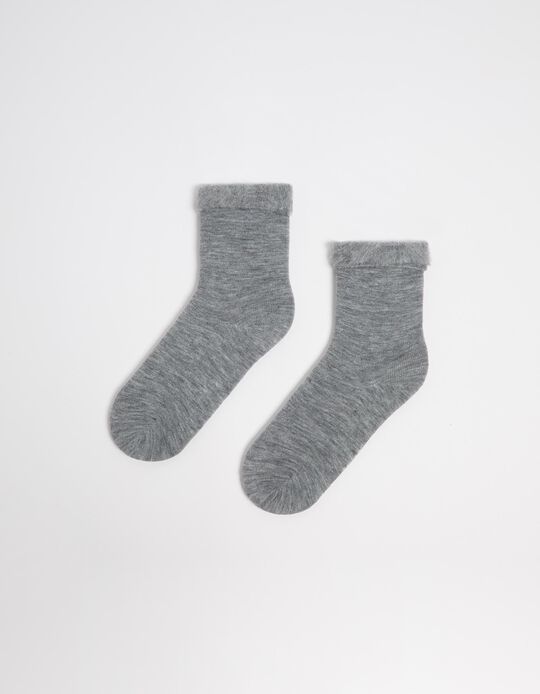 Comprar Online Meias Aconchegantes, Mulher, Cinzento