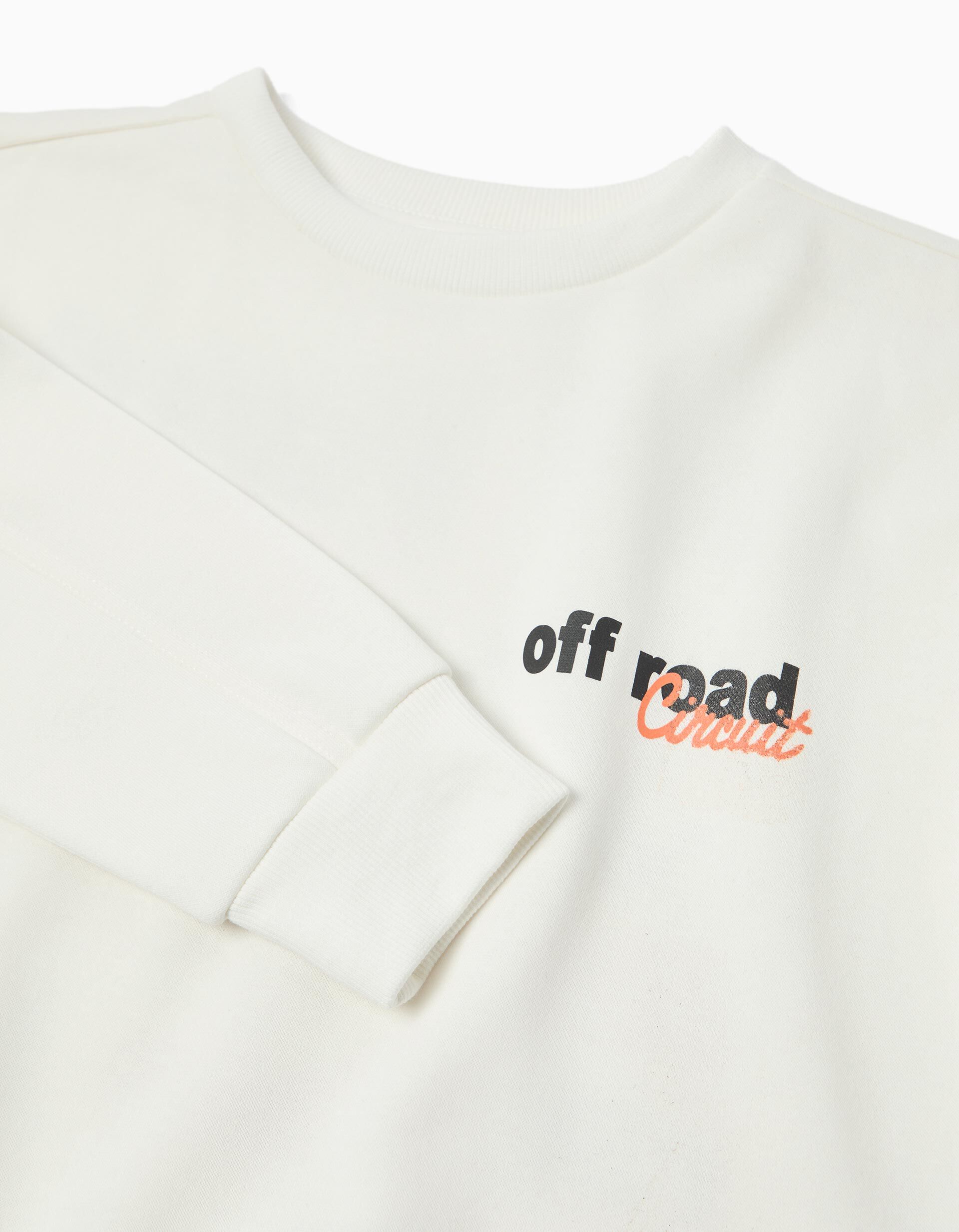 Comprar Online Sweatshirt de Felpa, Menino, Branco