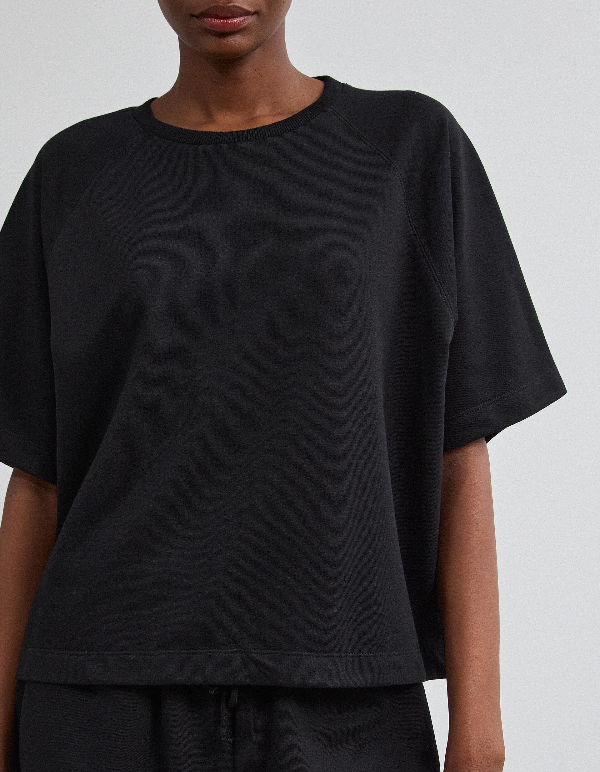 Comprar Online T-shirt De Manga Curta, Mulher, Preto 