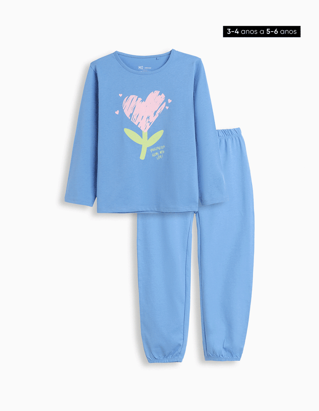 Pijama, Menina, Azul