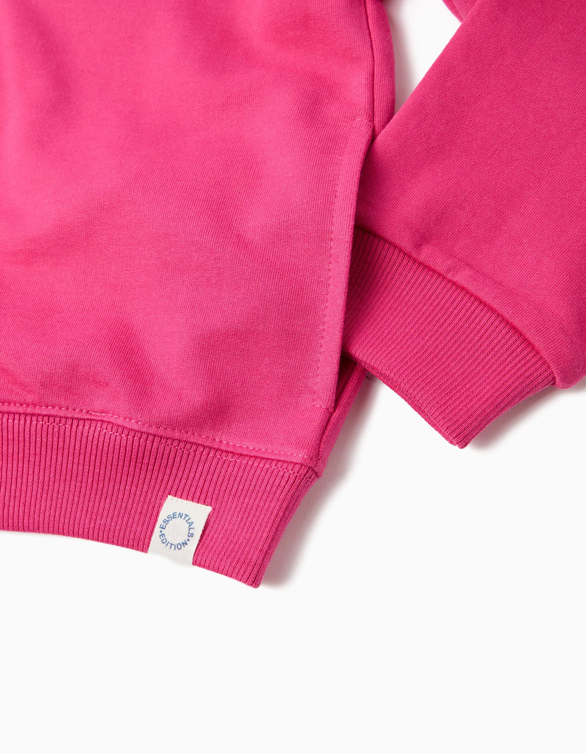 Comprar Online Casaco De Felpa, Menina, Rosa Escuro