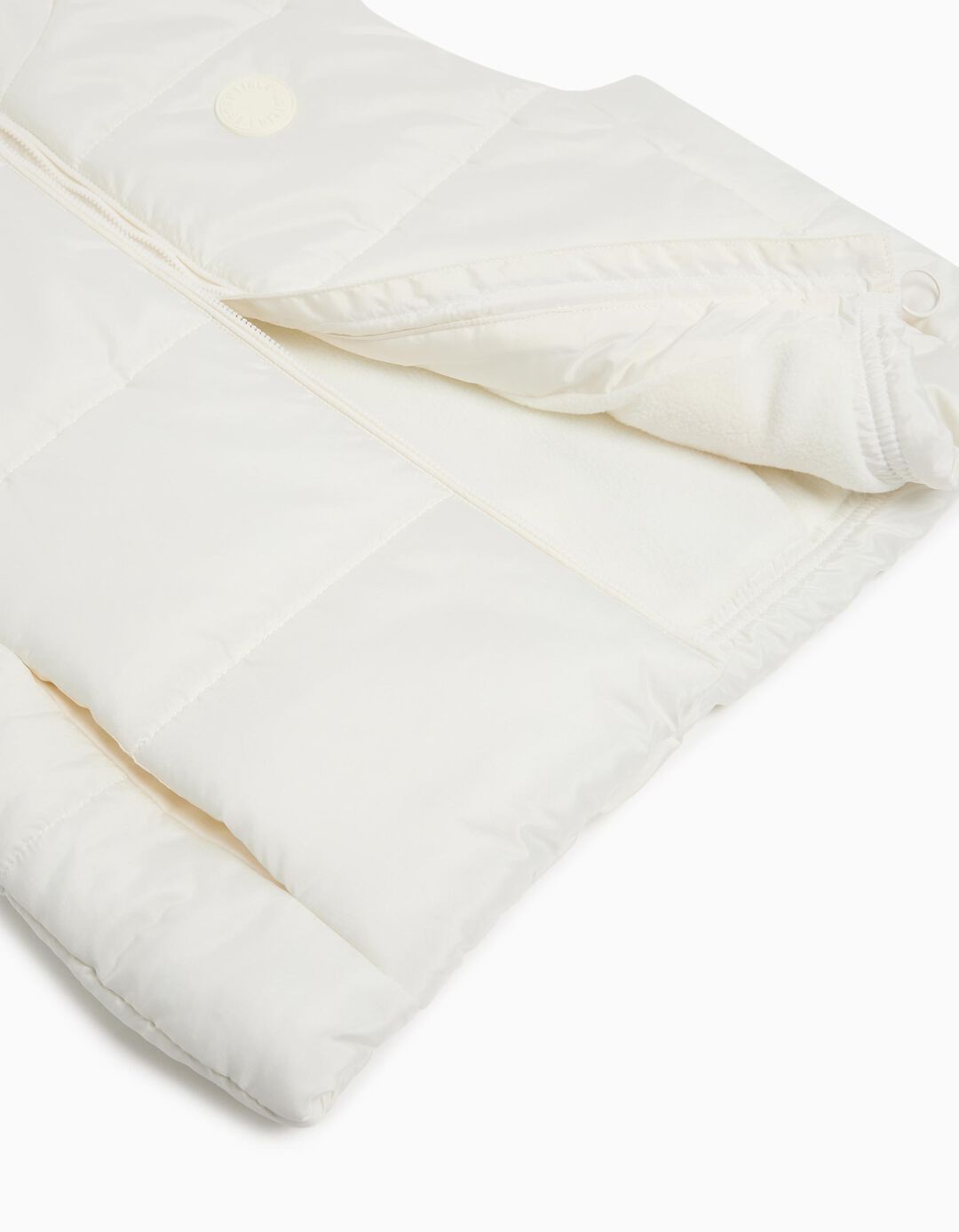 Colete Acolchoado, Menina, Branco