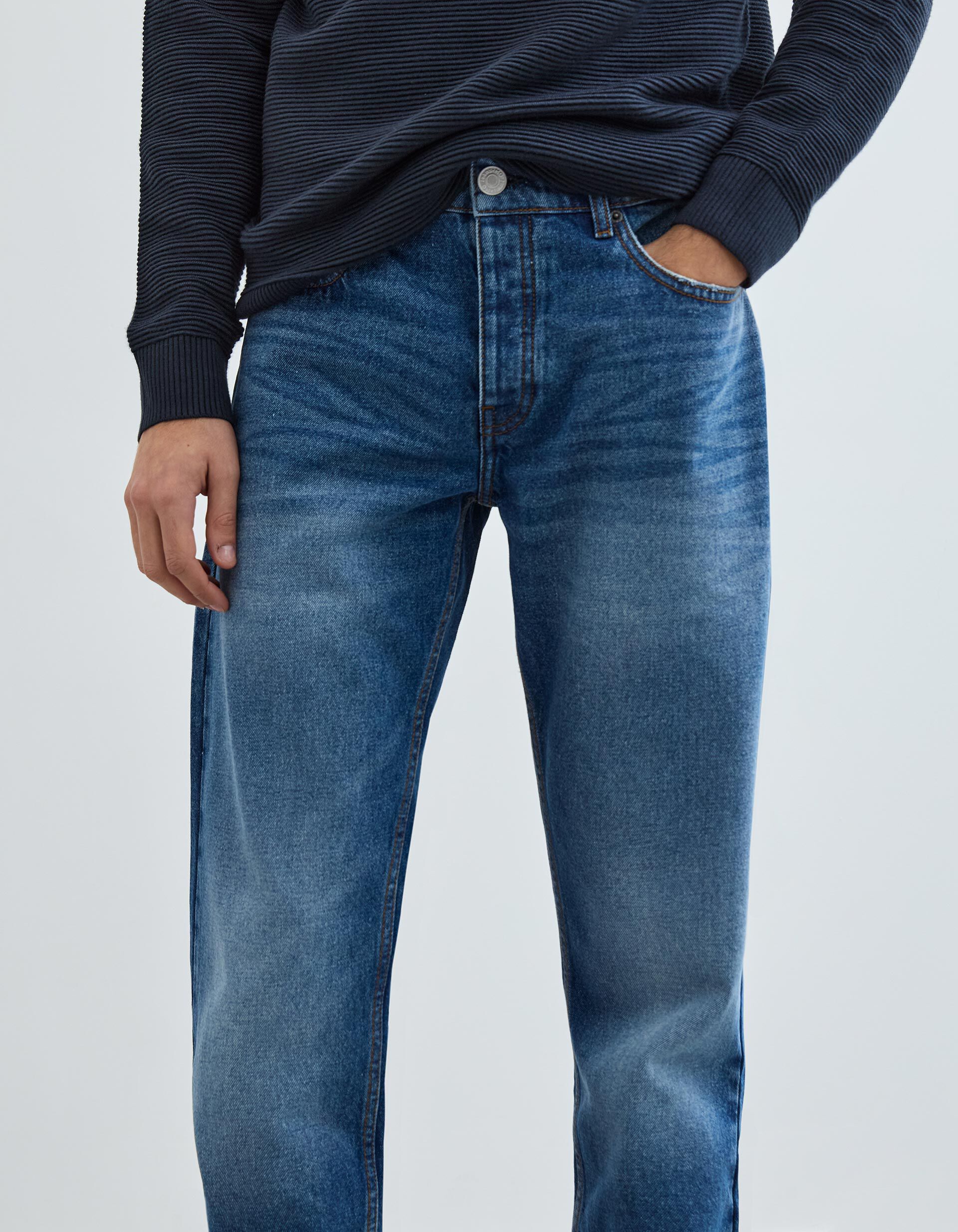 Comprar Online Cal&ccedil;as de Ganga 'Straight Fit', Homem, Azul Escuro