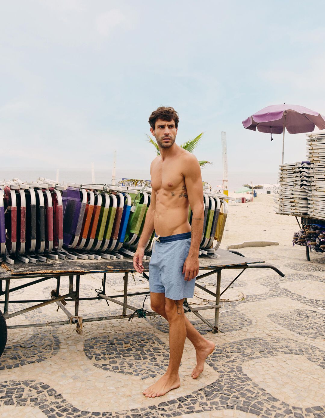 Cal&ccedil;&otilde;es de Banho, Homem, Azul