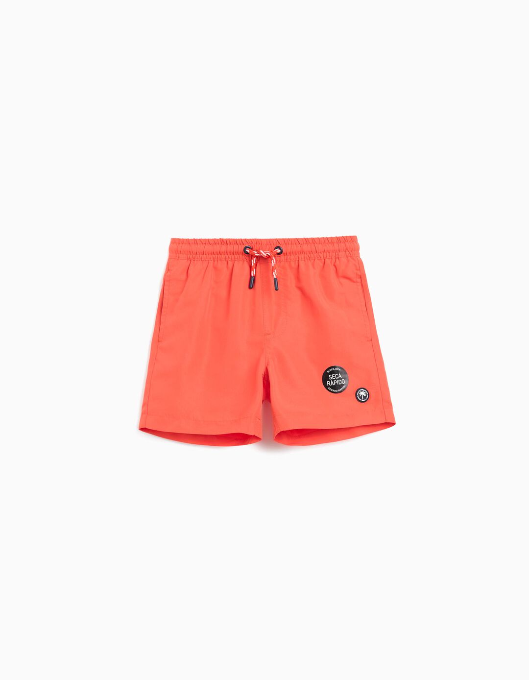 Calções de Banho, Menino, Laranja
