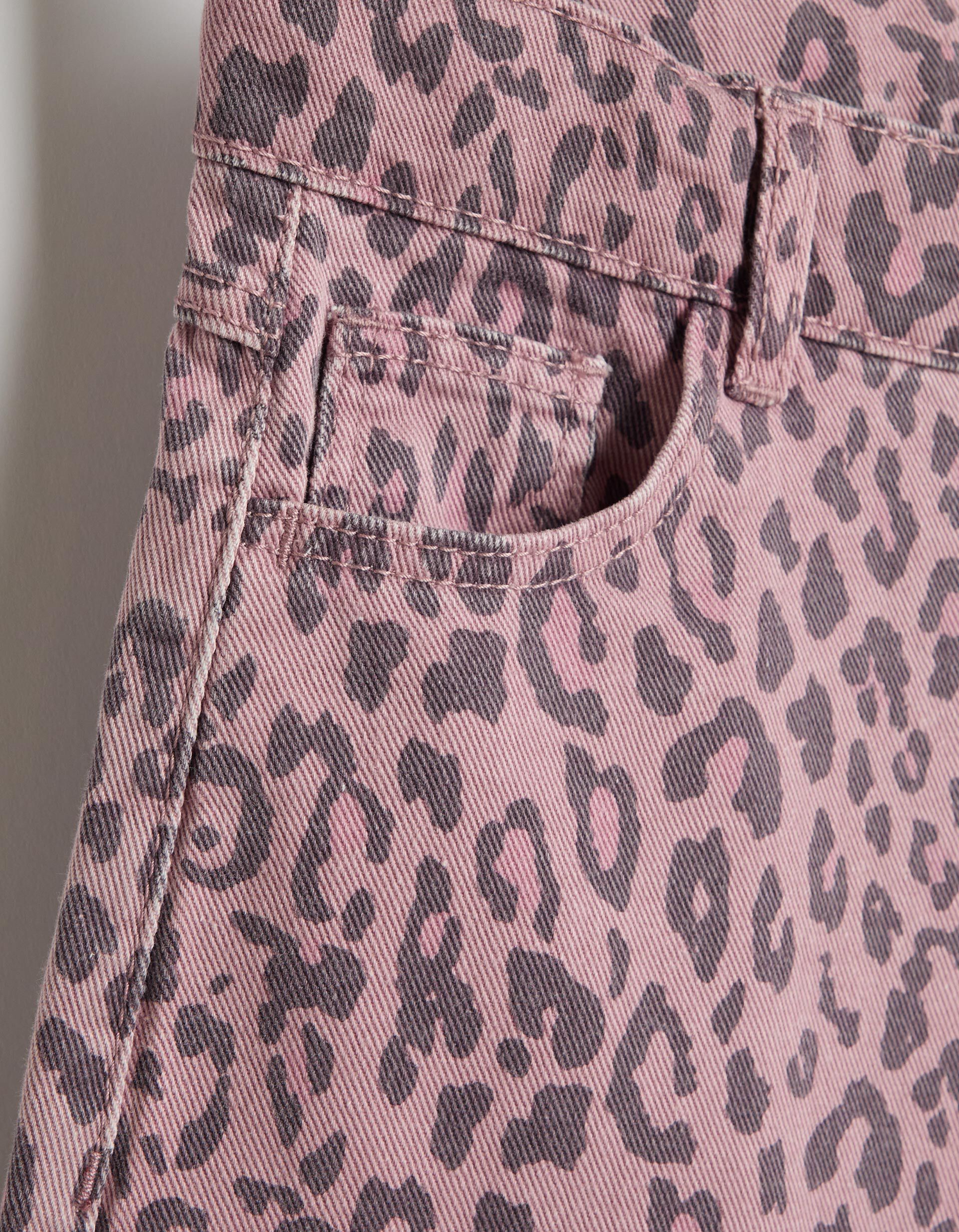 Comprar Online Cal&ccedil;as Wide Leg Animal Print, Menina, Malva