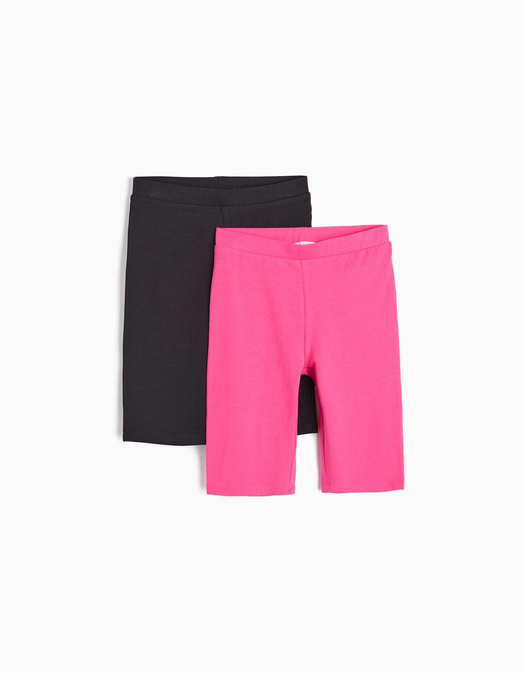 Pack 2 Leggings Cycling, Menina, Rosa Escuro
