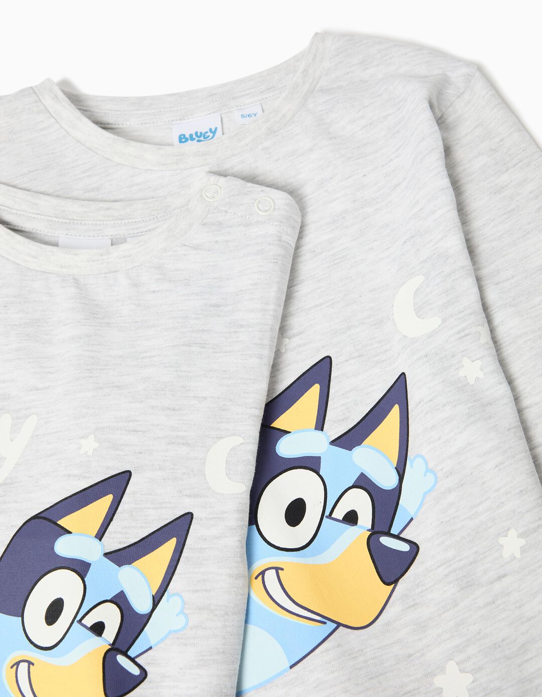 Pijama 'Bluey', Menina, Cinzento 