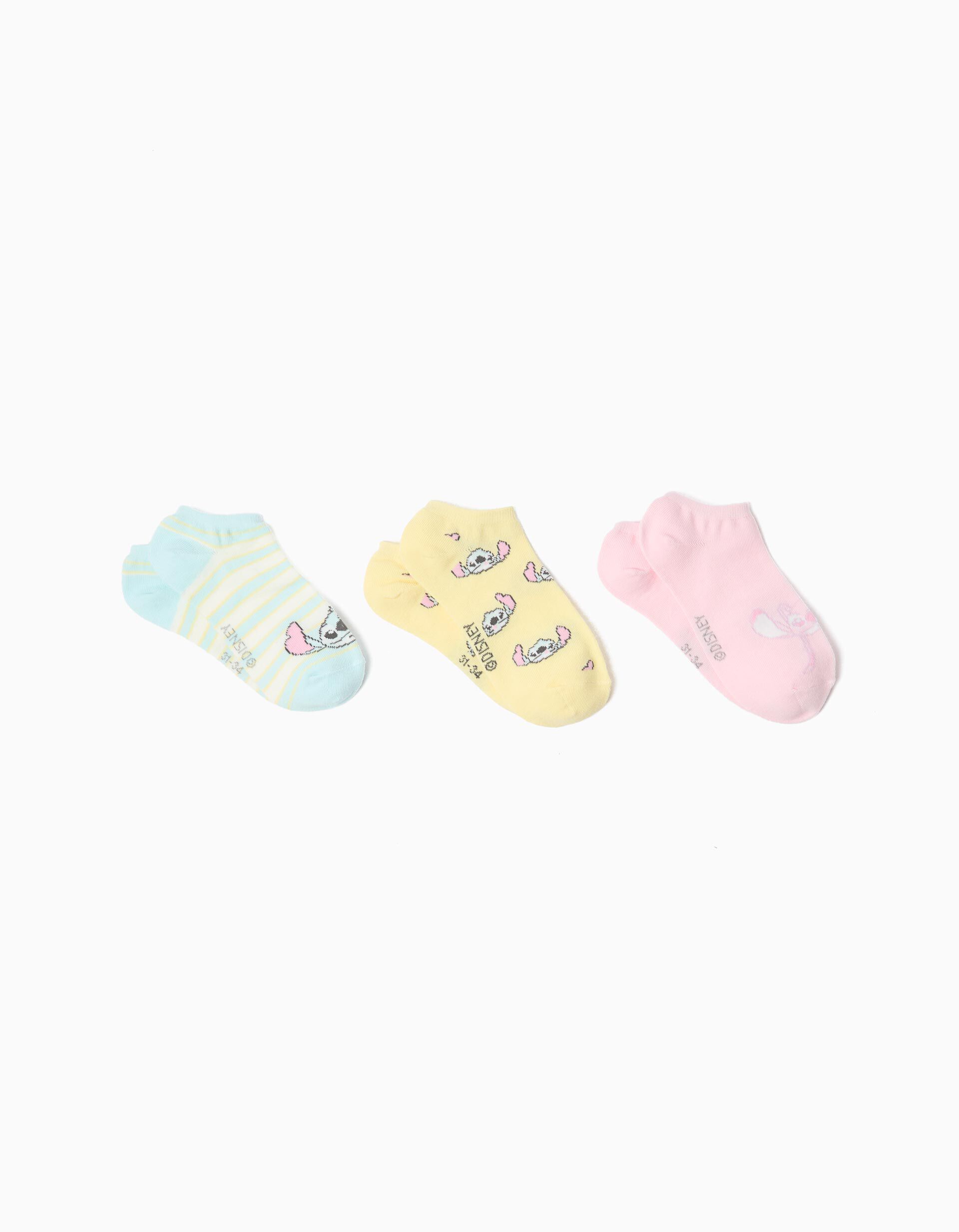 Comprar Online Pack 3 Meias 'Stitch' &copy;Disney, Menina, Multicor