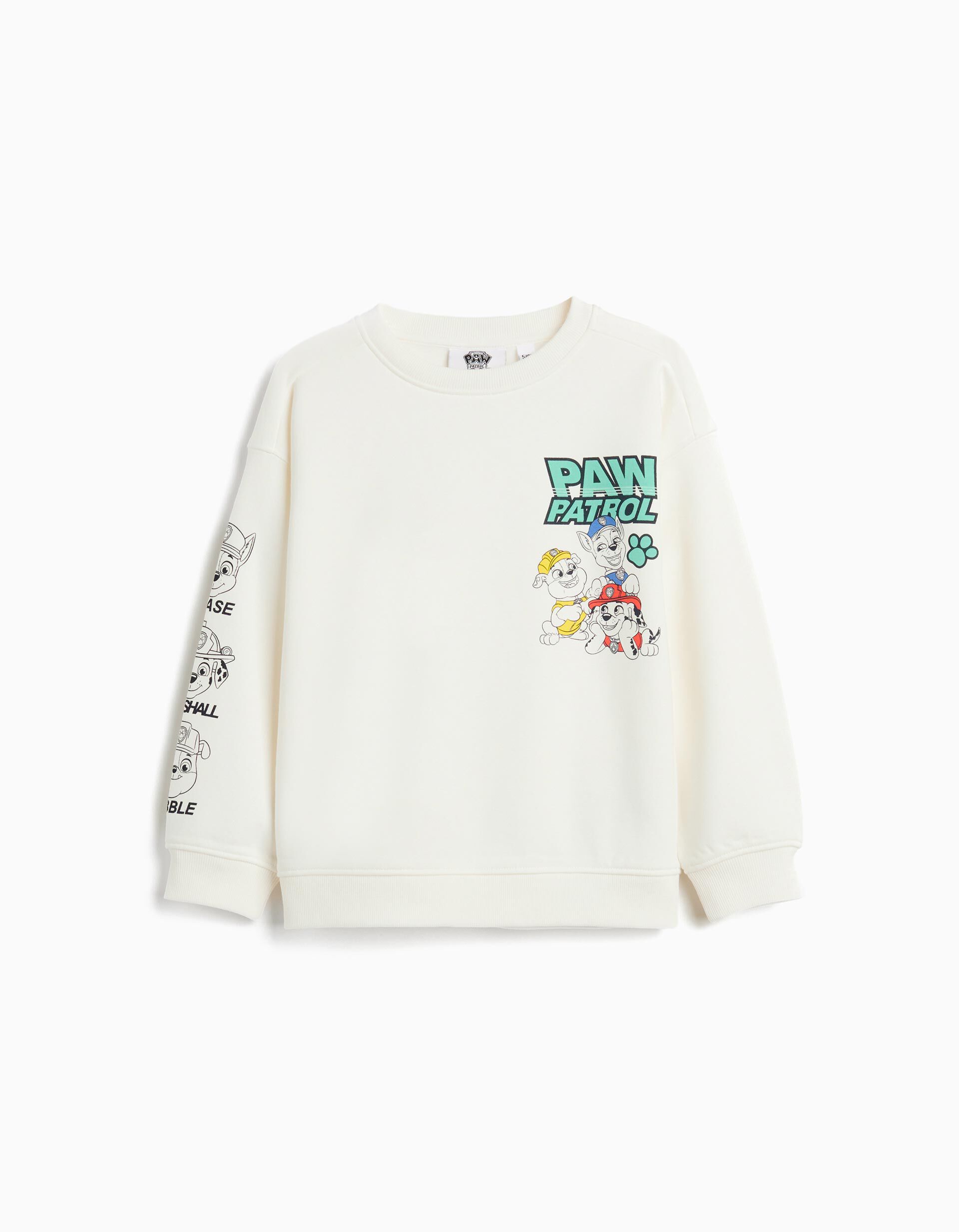 Comprar Online Sweatshirt de Felpa 'Paw Patrol', Menino, Branco