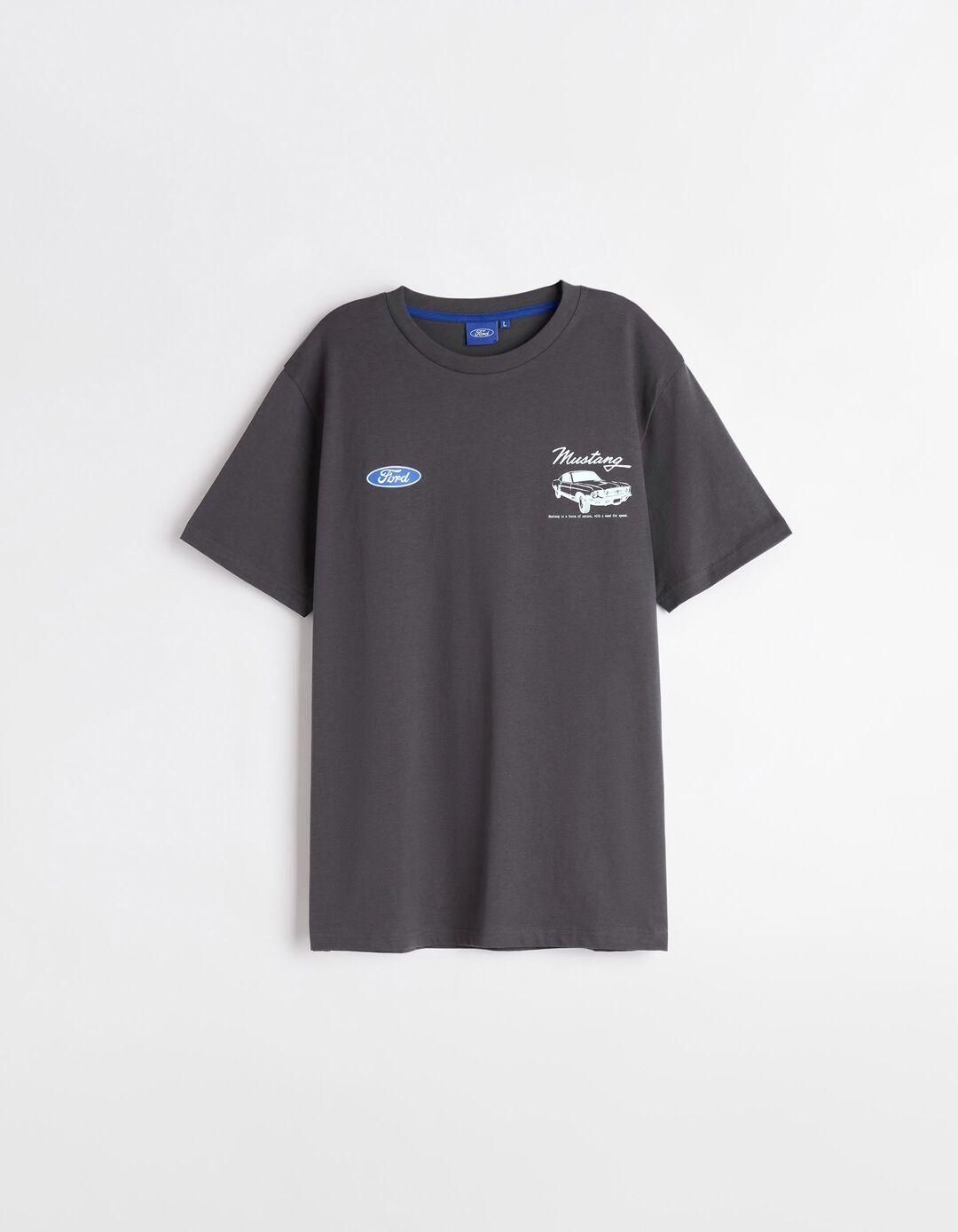 T-shirt 'Ford', Homem, Cinzento Escuro
