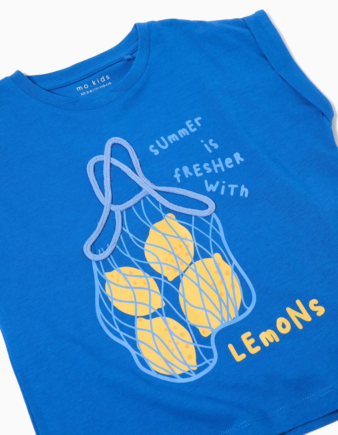 T-shirt, Menina, Azul 