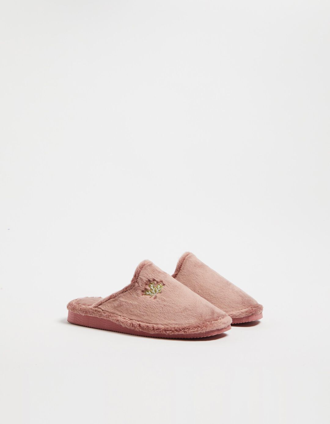 Chinelos Bordado, Mulher, Rosa