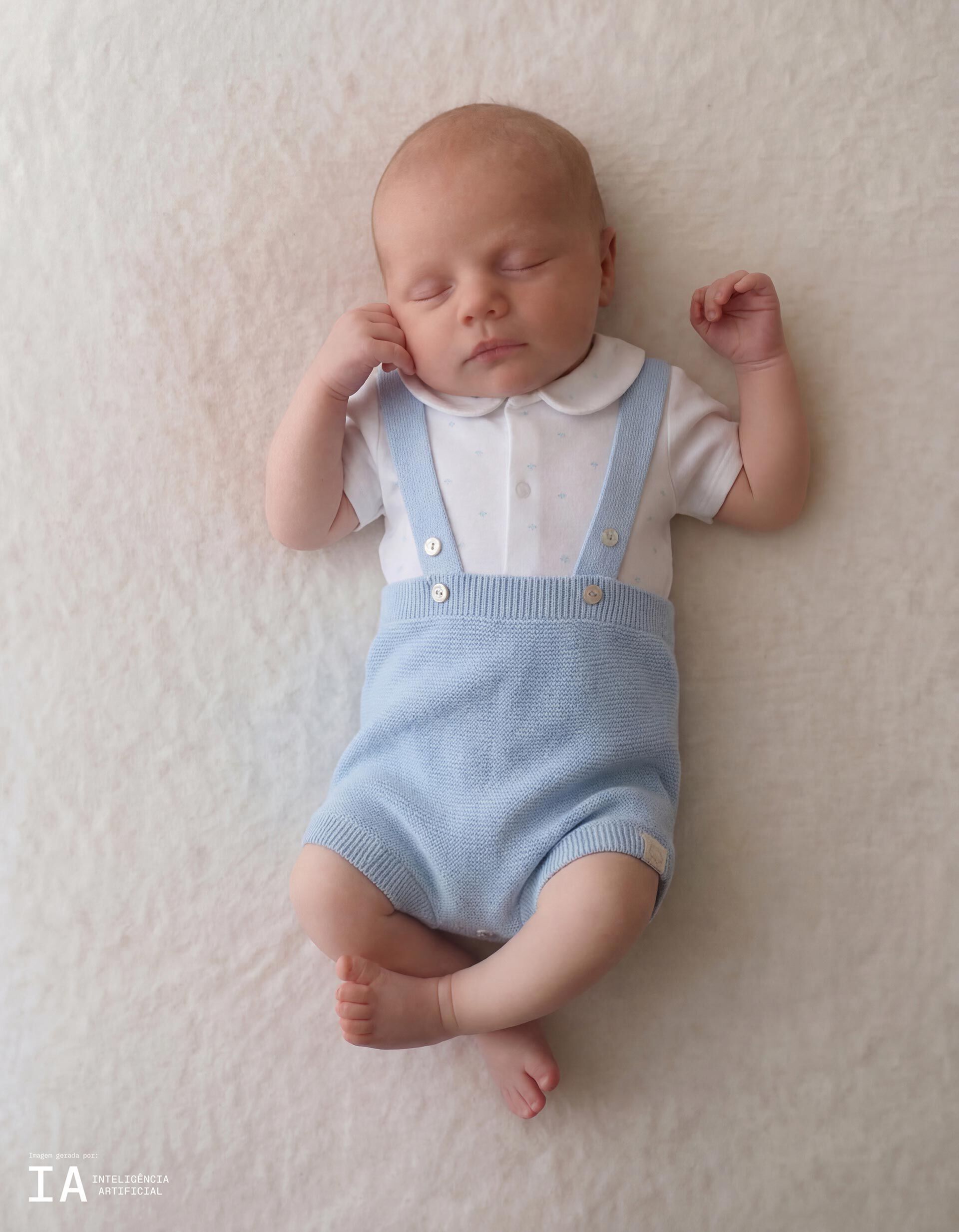 Comprar Online Conjunto Body e Macac&atilde;o, Rec&eacute;m-Nascido, Azul Claro