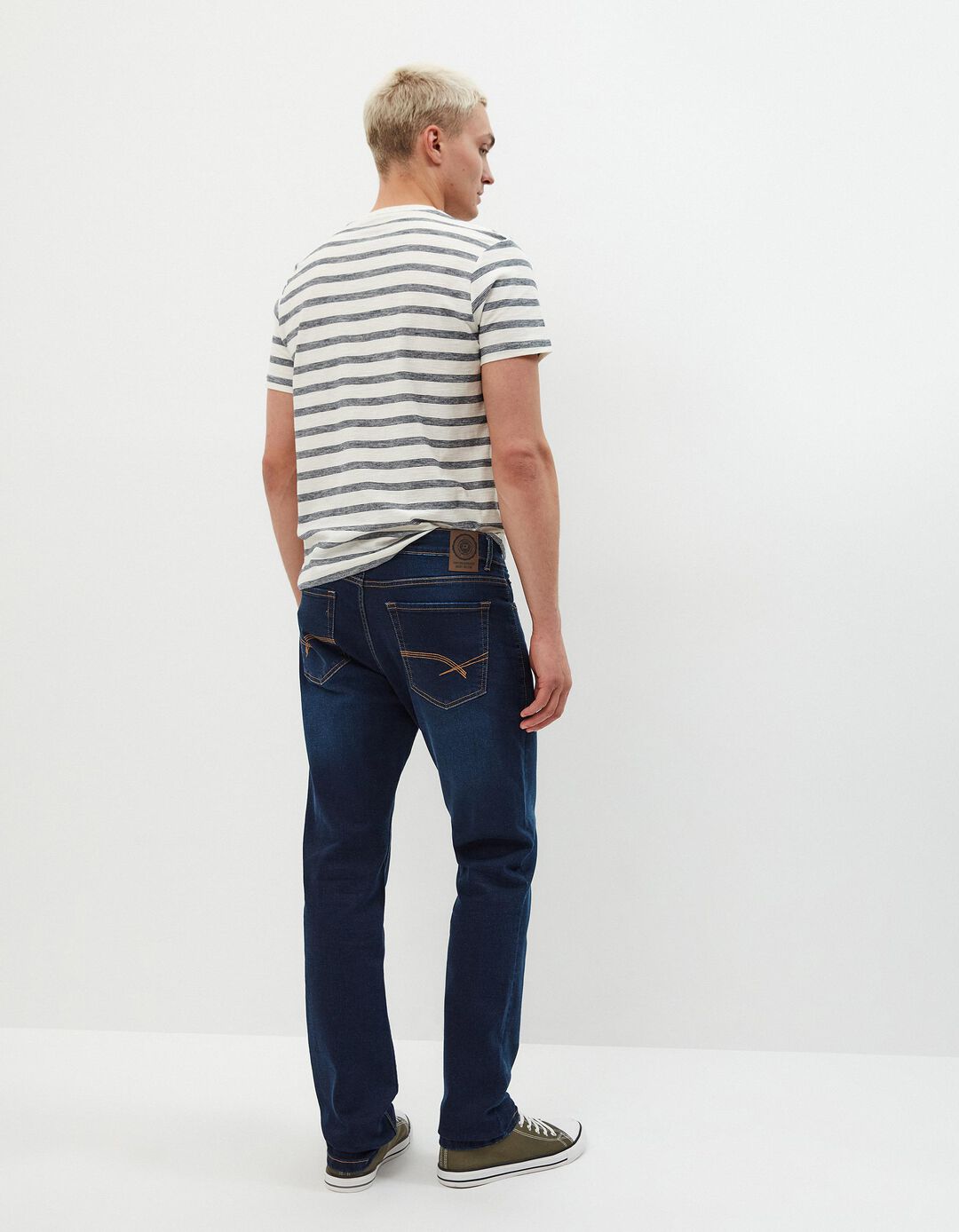 Jeans Slim-fit, Homem, Azul