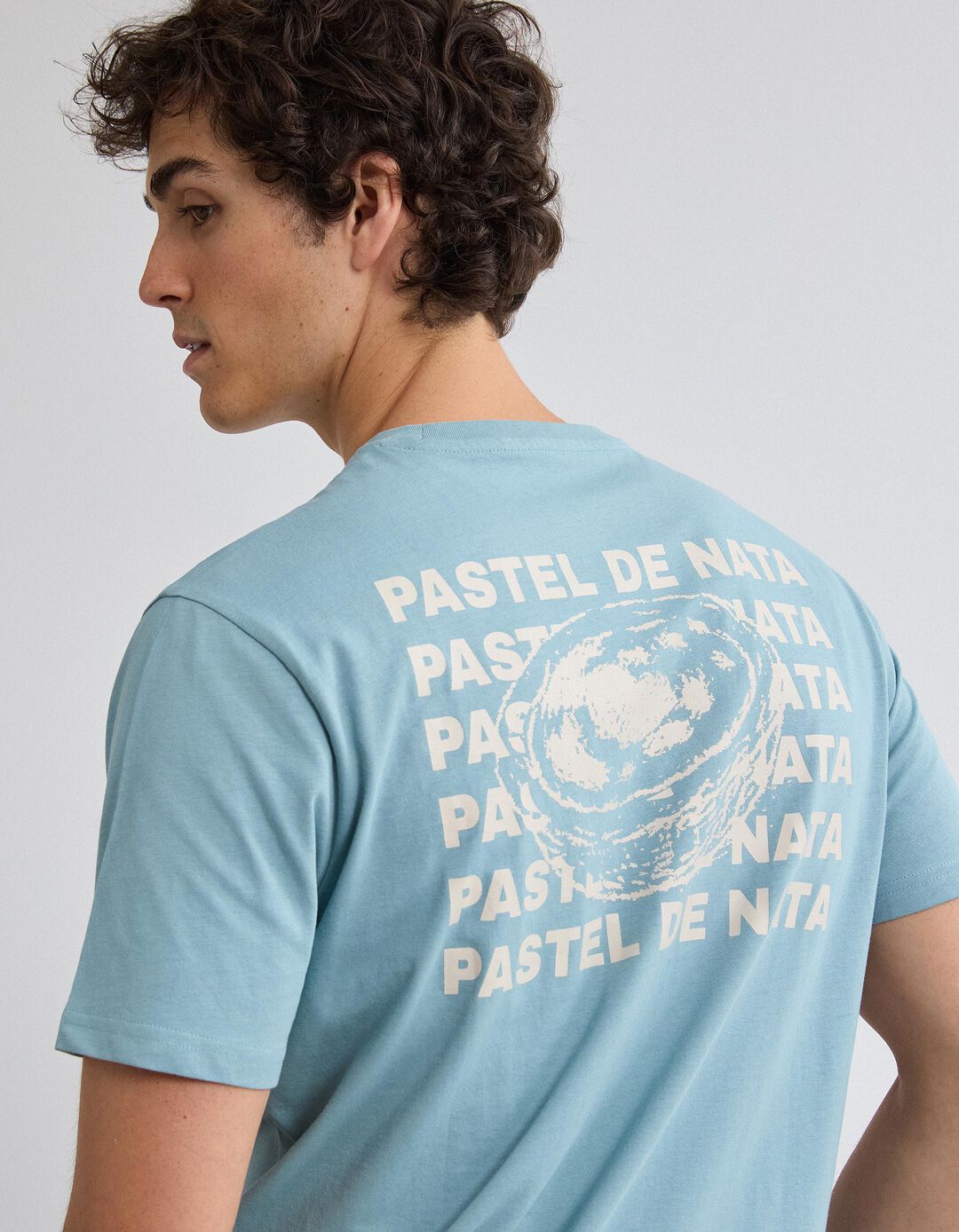 T-shirt Jersey, Homem, Azul