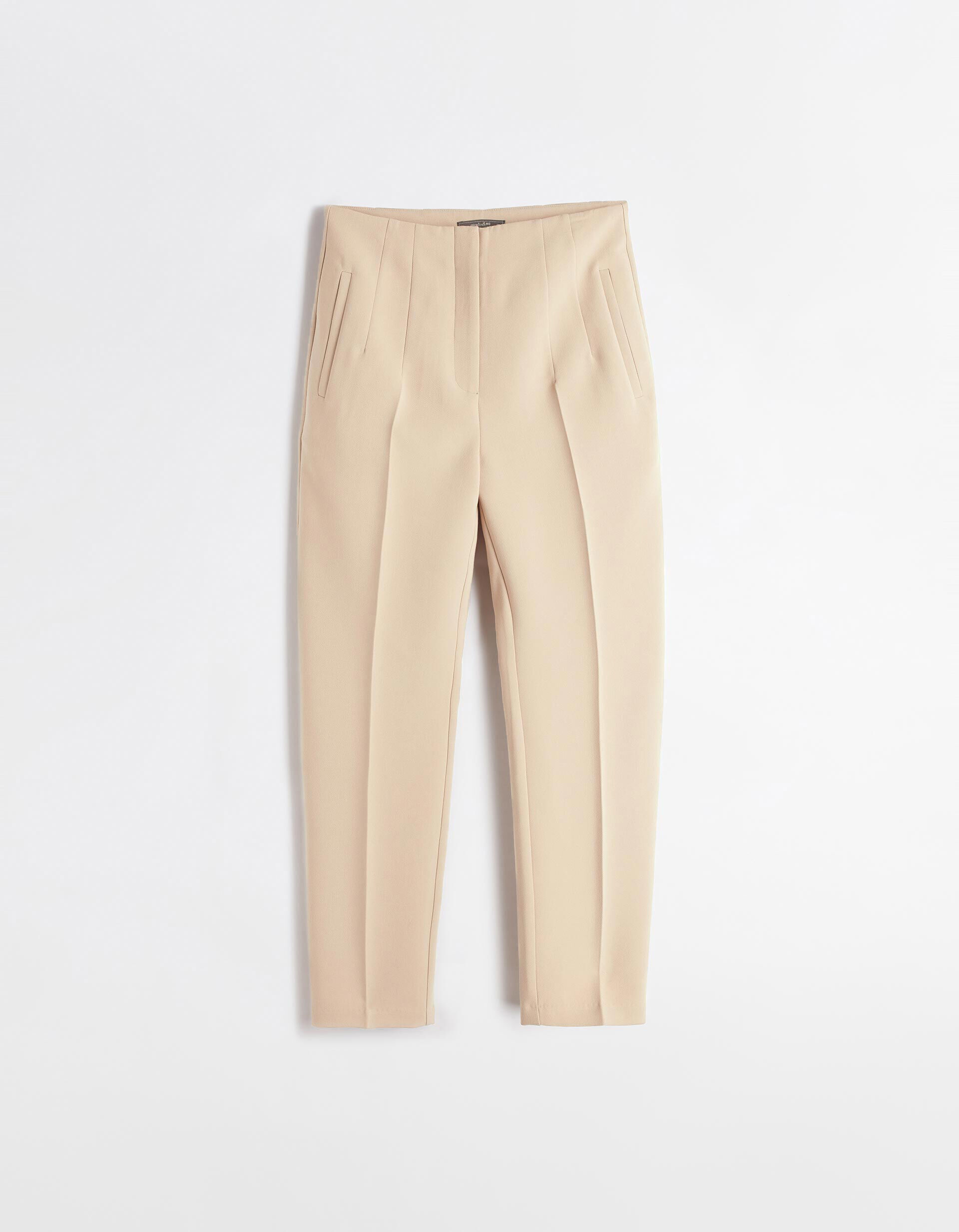 Comprar Online Cal&ccedil;as Cintura Subida, Mulher, Bege