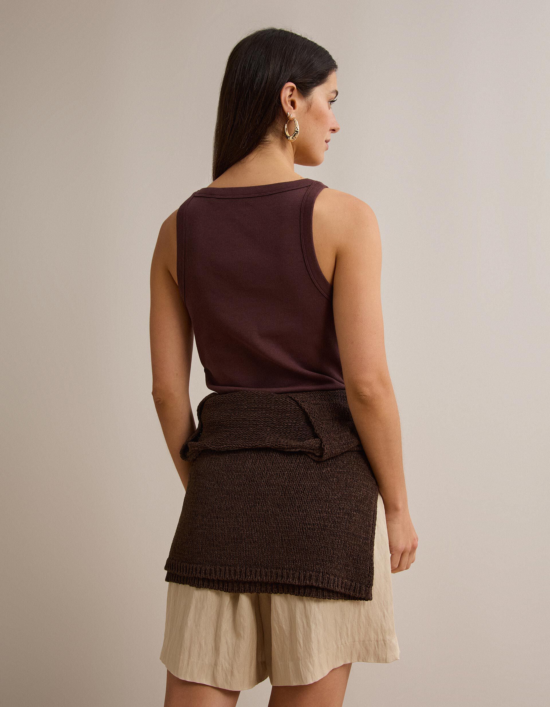 Comprar Online Tank Top, Mulher, Vermelho Escuro