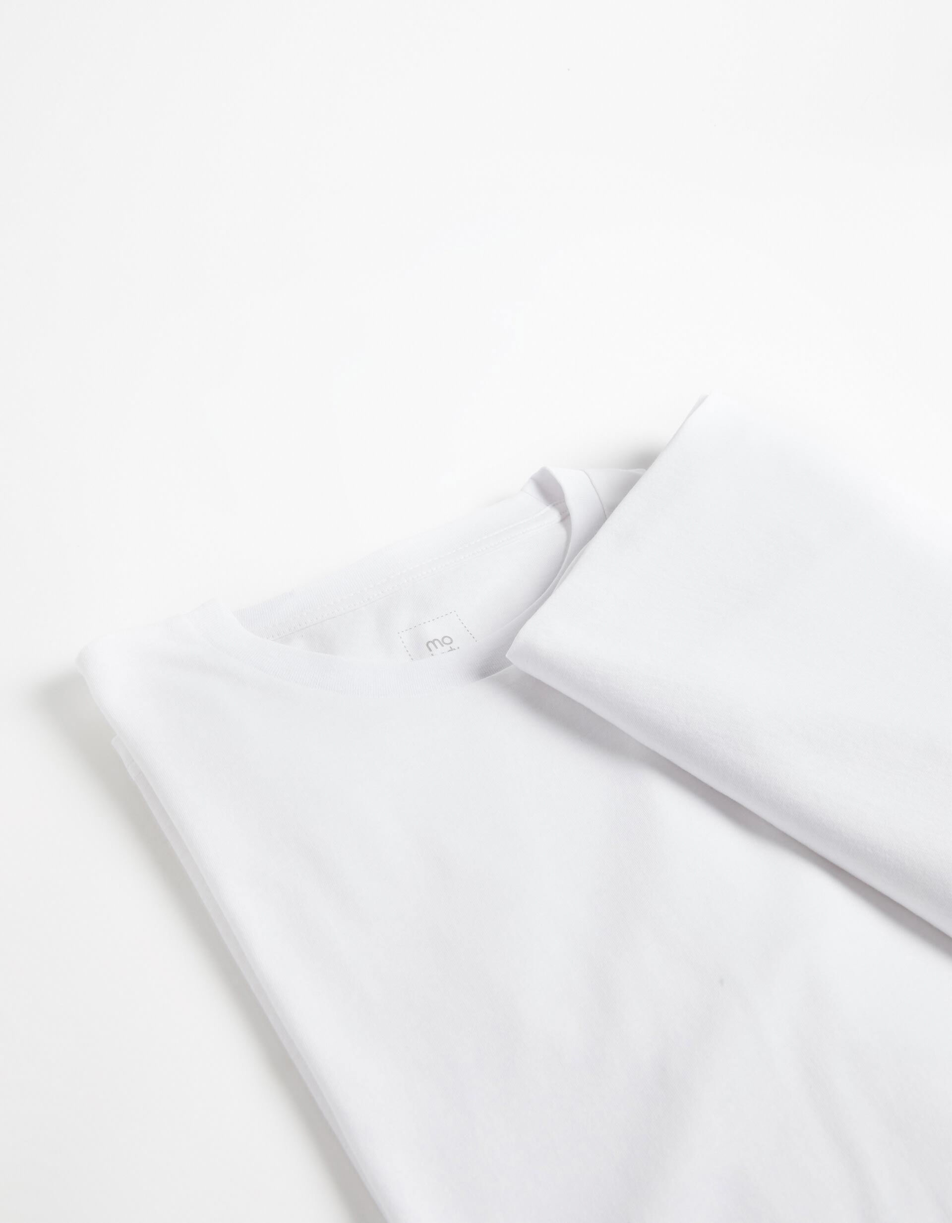 Comprar Online Pack 2 Camisolas Interiores Decote Redondo, Homem, Branco