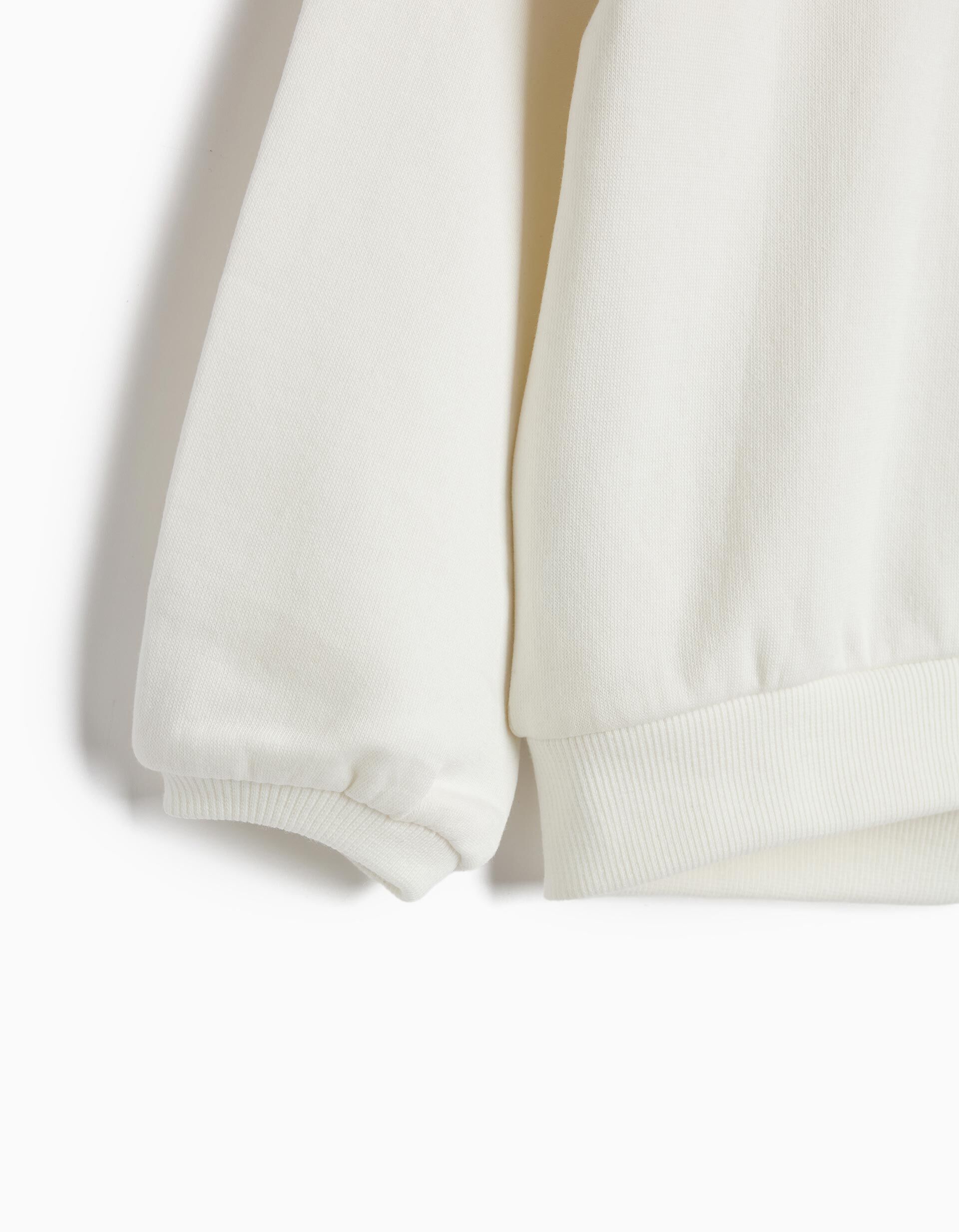 Comprar Online Sweatshirt De Felpa Estampada, Menina, Branco