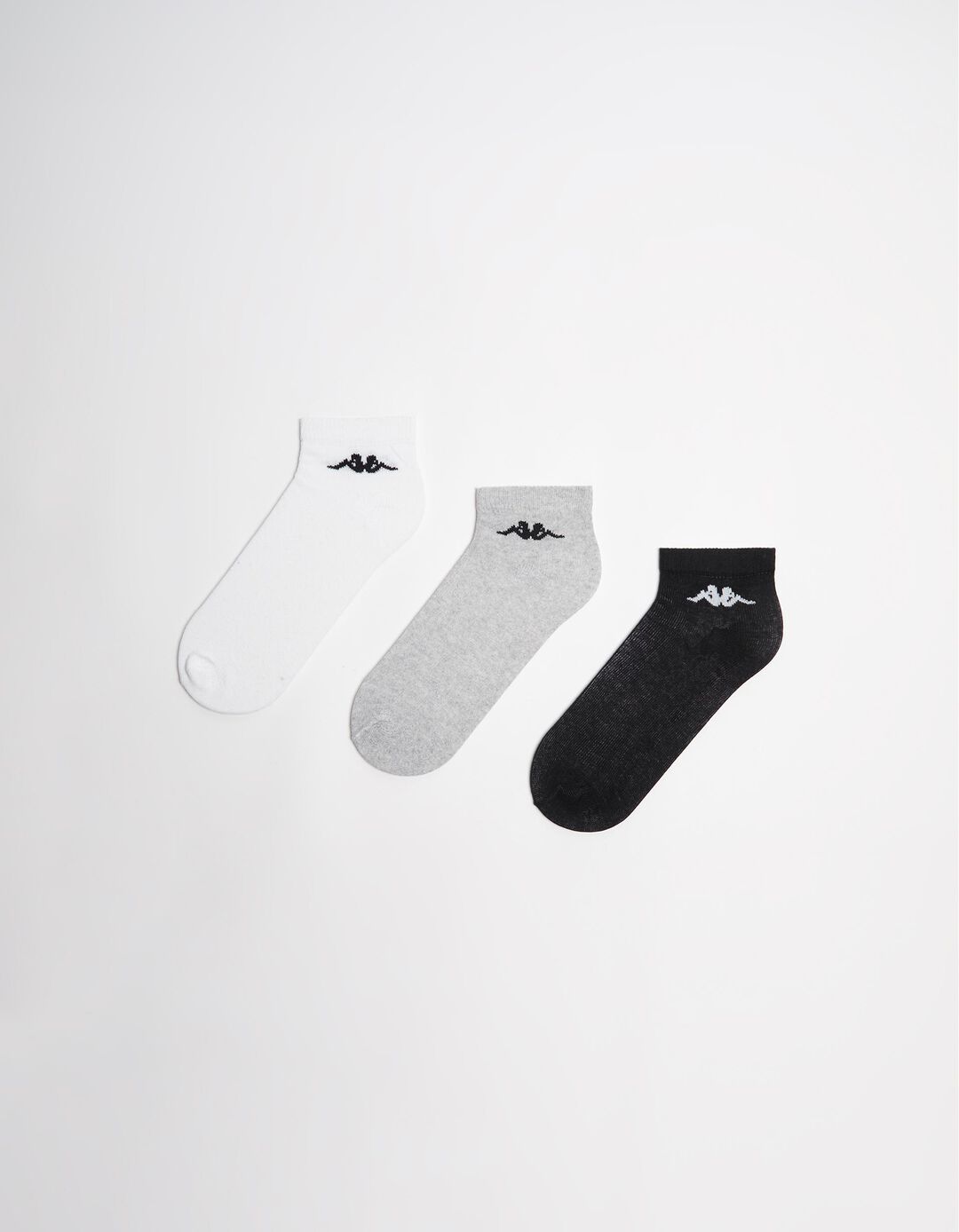 Pack 3 Pares de Meias Tornozelo 'Kappa', Homem, Multicor