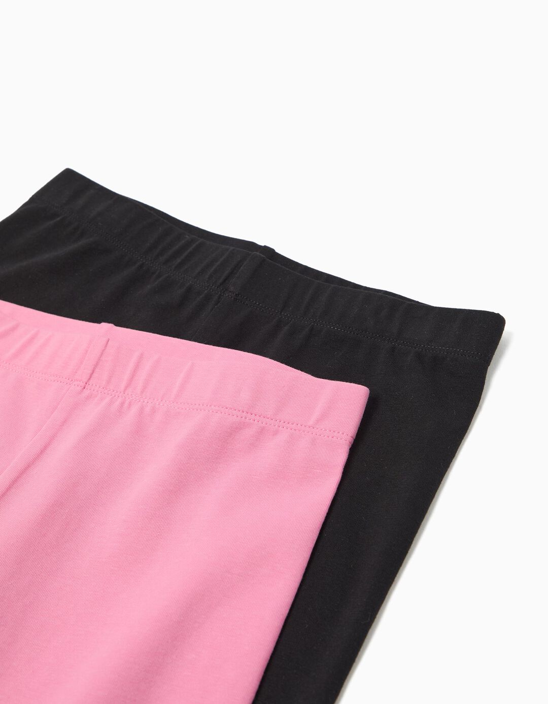 Pack 2 Leggings, Menina, Rosa