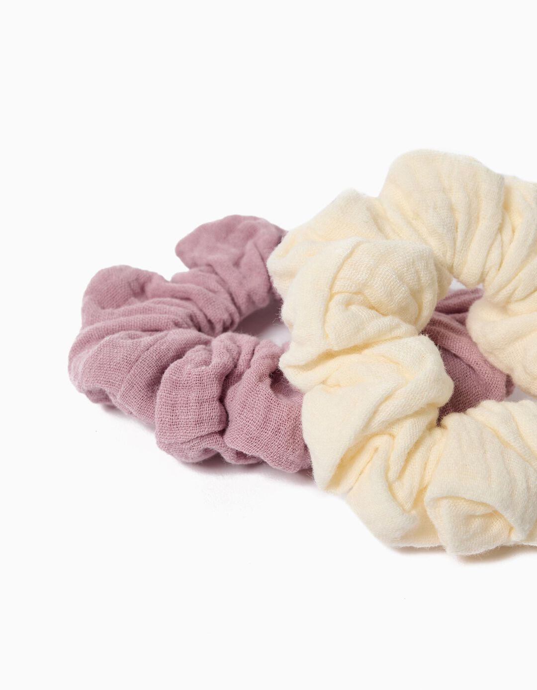 Pack 2 Elásticos de Cabelo Scrunchies, Menina, Multicor