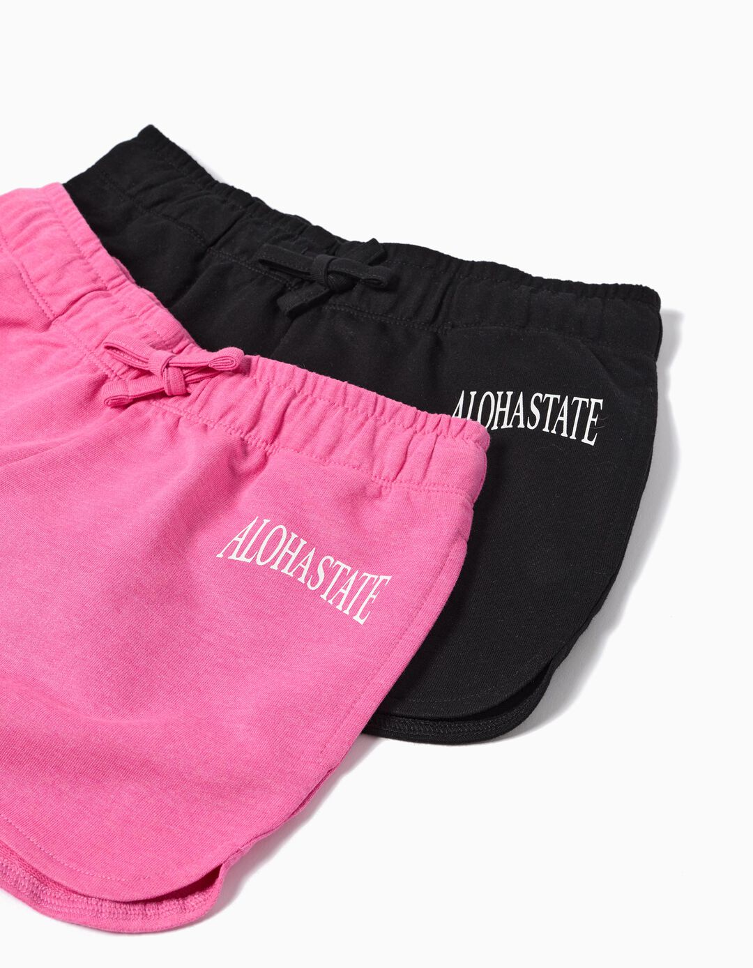 Pack 2 Calções Fleece, Menina, Rosa