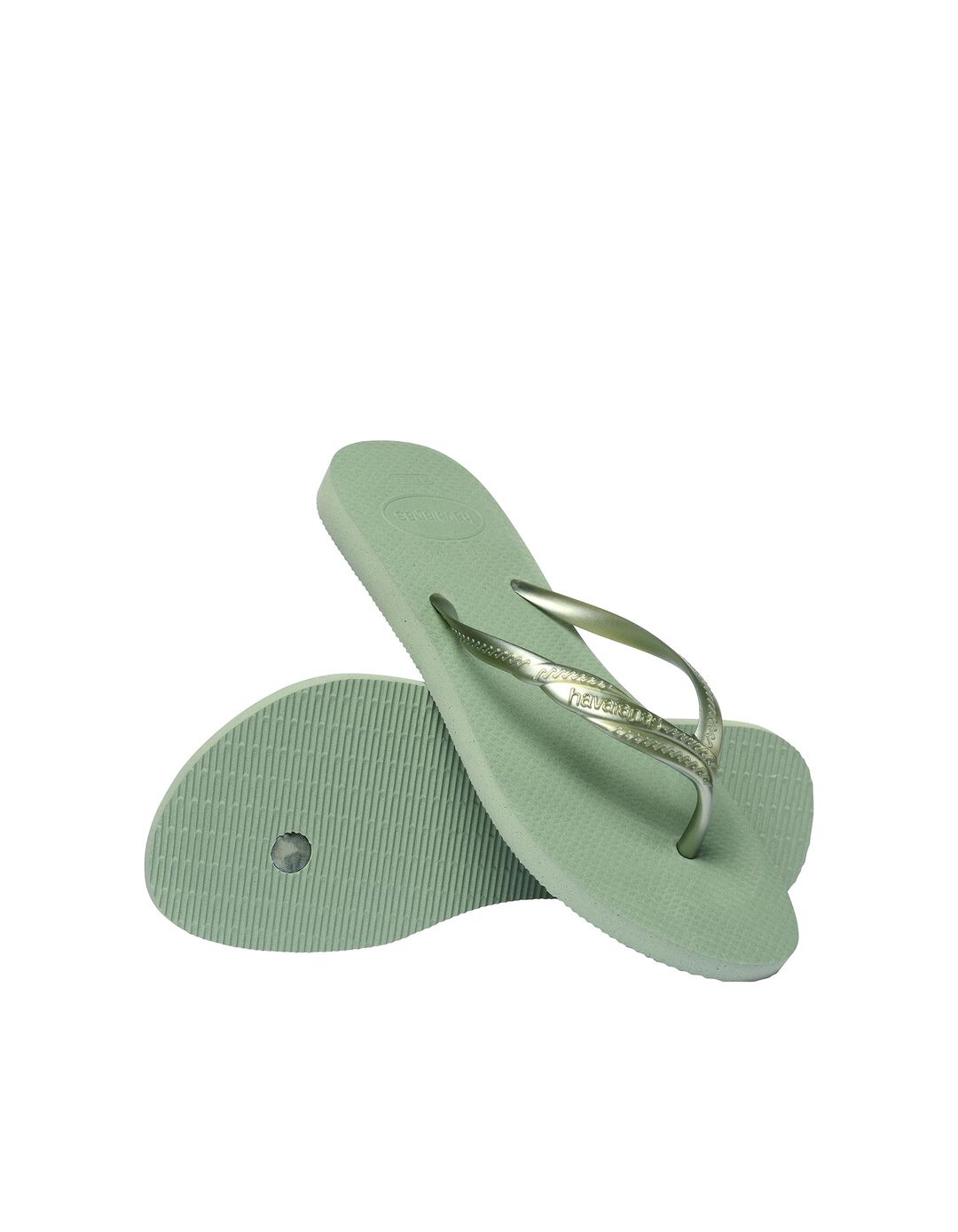 Chinelos Havaianas Fantasia, Mulher, Verde Claro