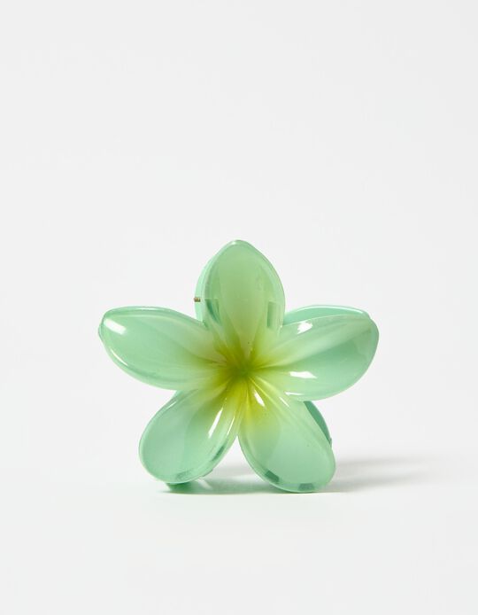 Comprar Online Mola de Cabelo Flor, Mulher, Verde