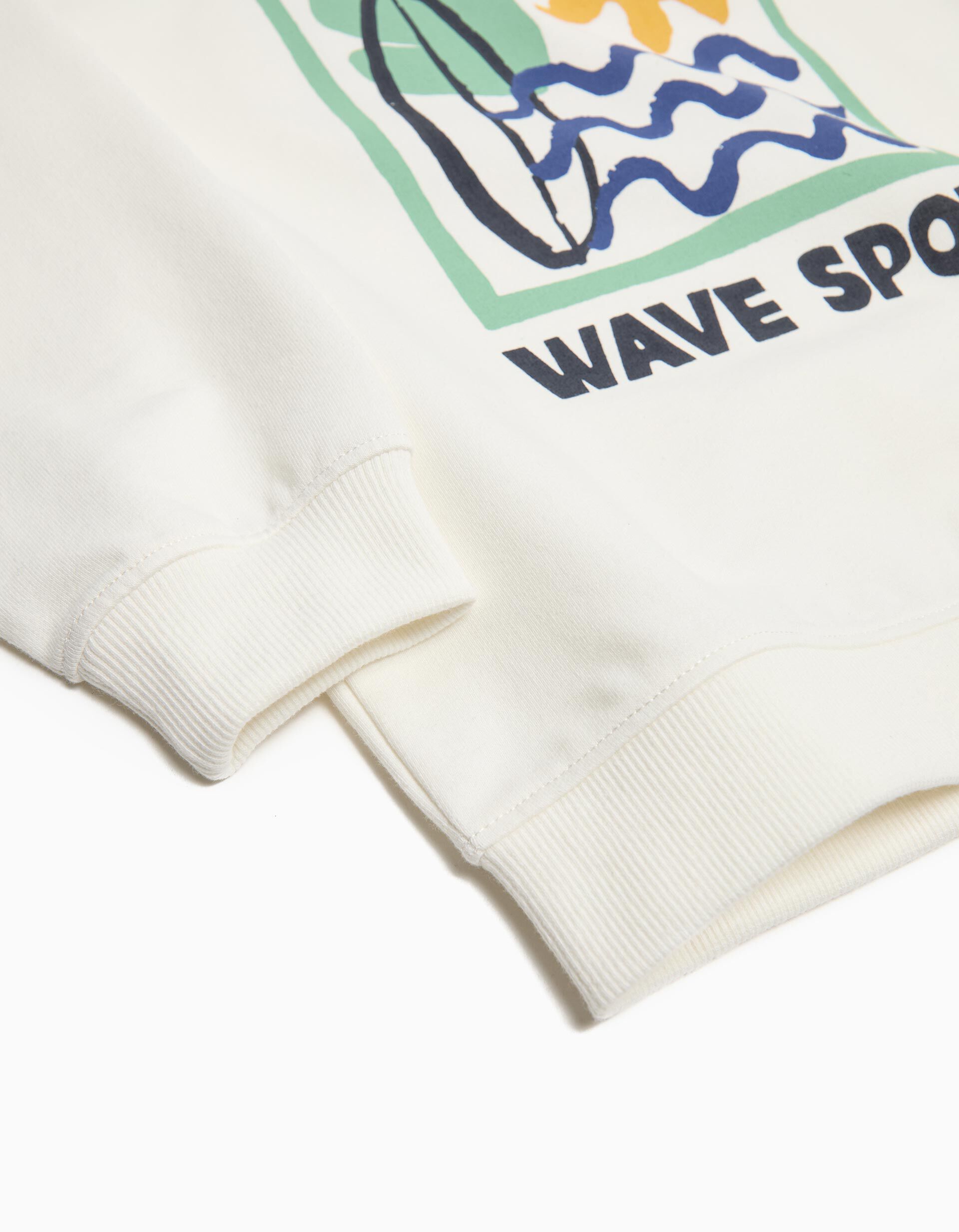 Comprar Online Sweatshirt de Felpa Estampado, Menino, Branco