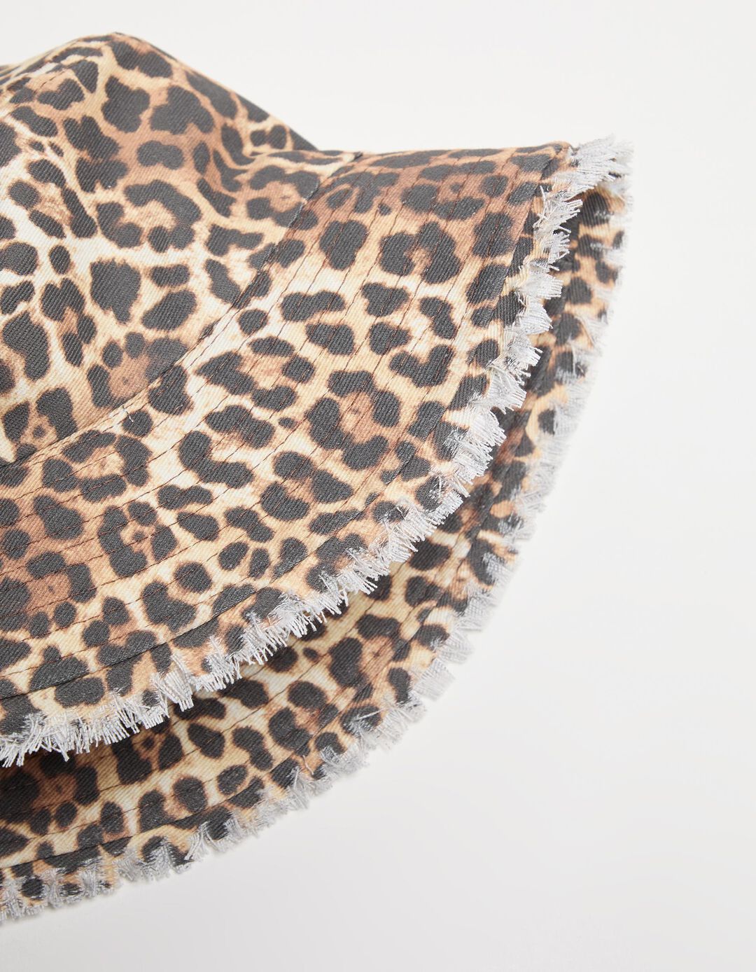 Chapéu Bucket Leopardo, Mulher, Castanho