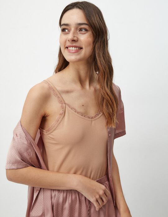 Comprar Online Camisola Interior de Alças, Mulher, Bege