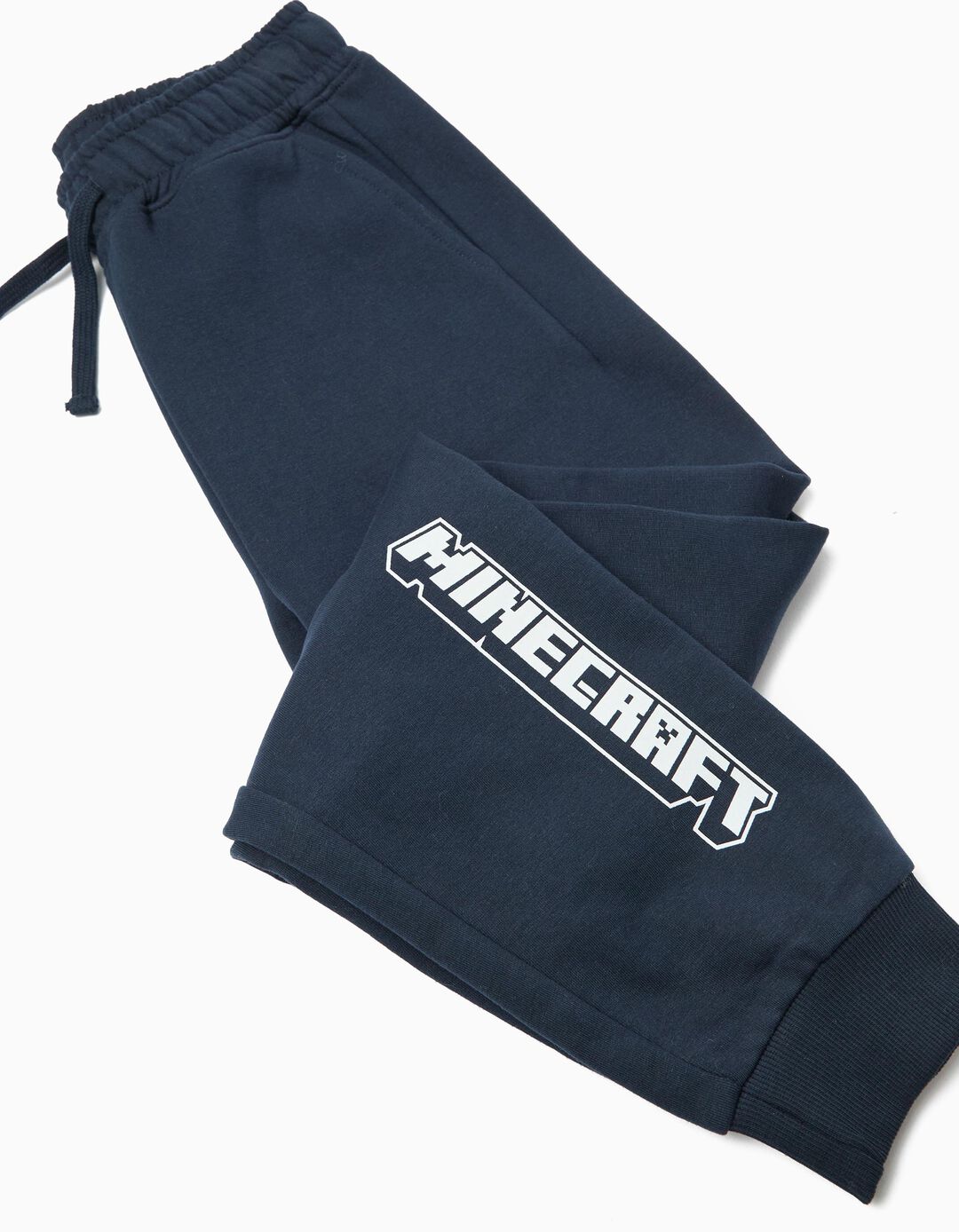 Cal&ccedil;as Jogging de Felpa 'Minecraft', Menino, Azul Escuro