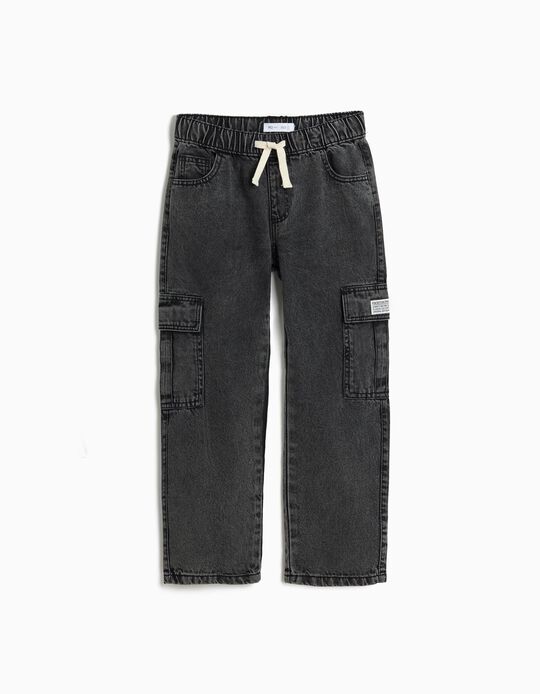 Comprar Online Cal&ccedil;as de Ganga Cargo, Menino, Cinzento