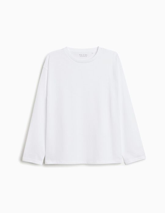 Comprar Online T-shirt Manga Comprida, Menino, Branco