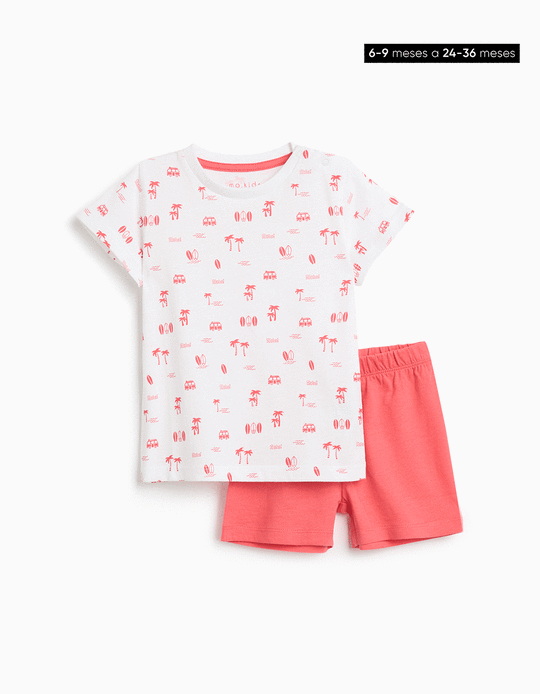 Comprar Online Pijama Jersey, Menino, Coral