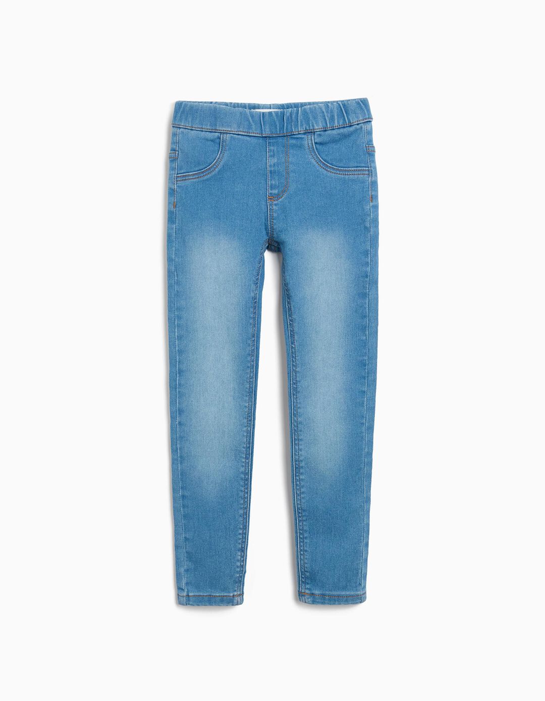 Jeggings de Ganga, Menina, Azul Claro
